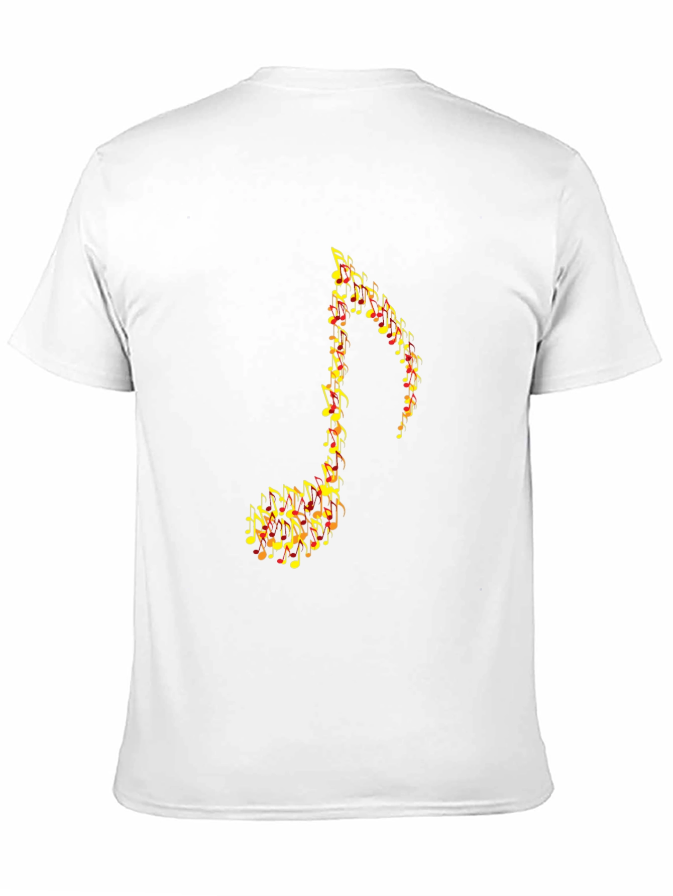 Music Note Graphic Black T-Shirt