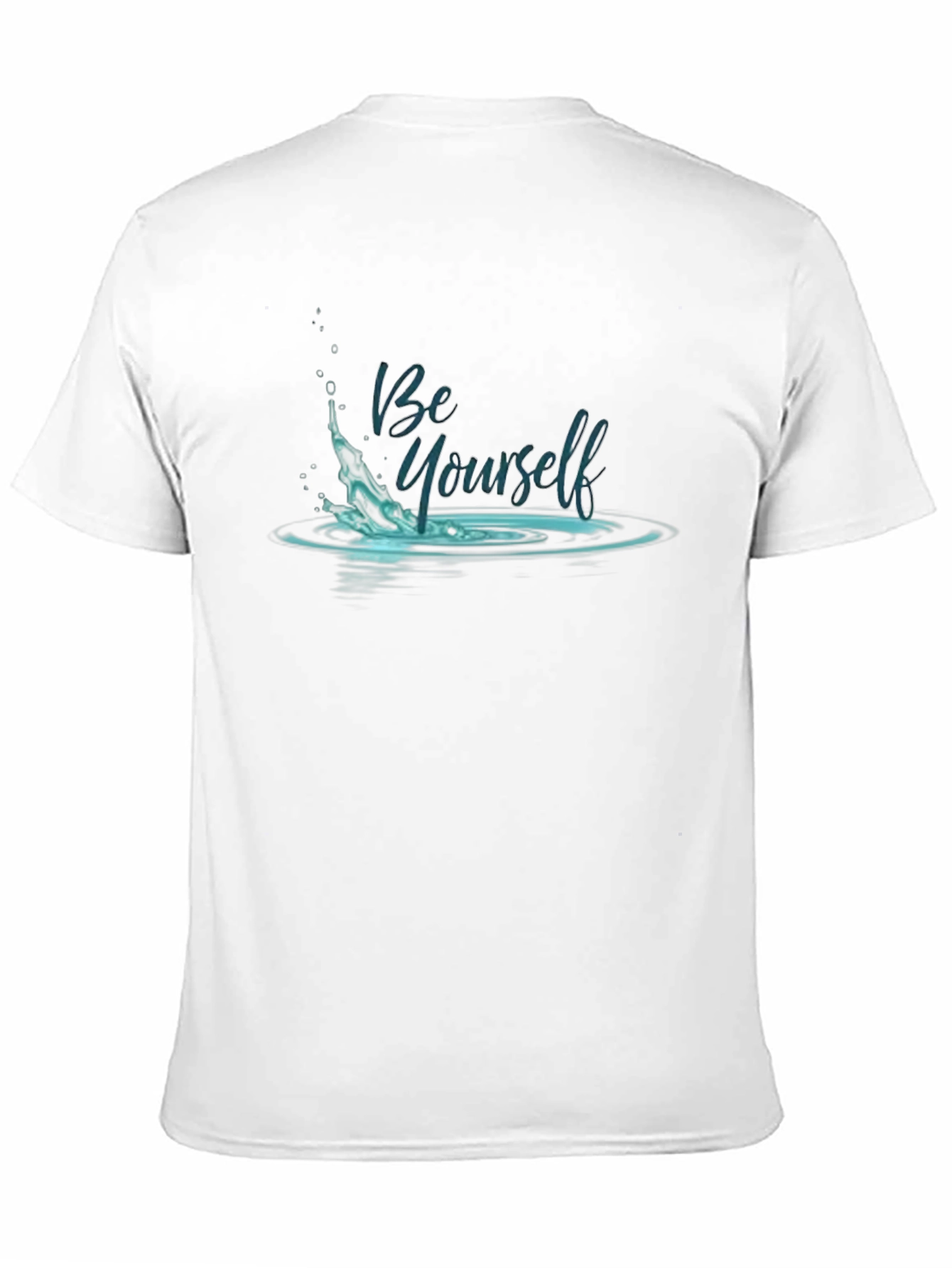 Be Yourself Graphic Black T-Shirt