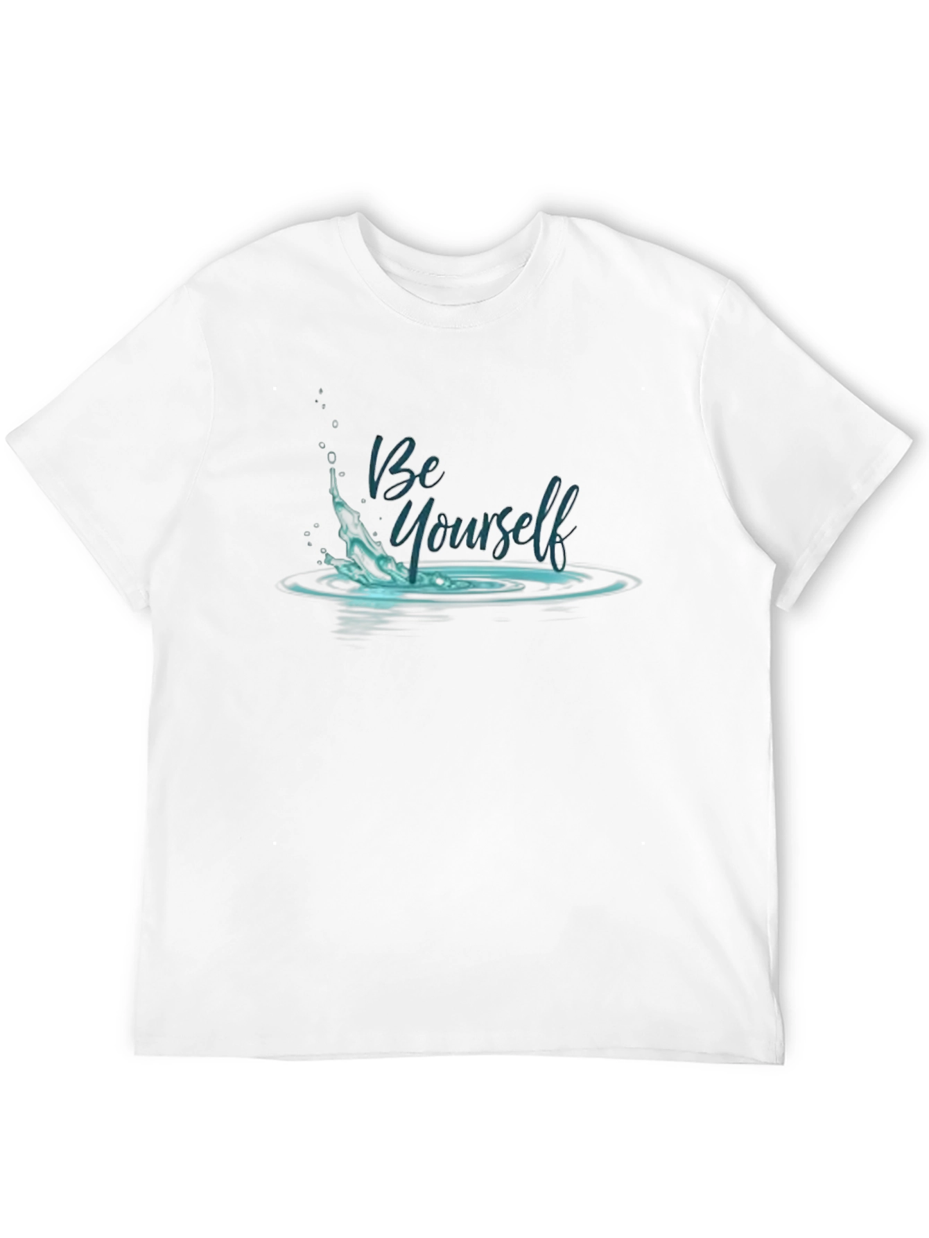 Be Yourself Graphic Black T-Shirt