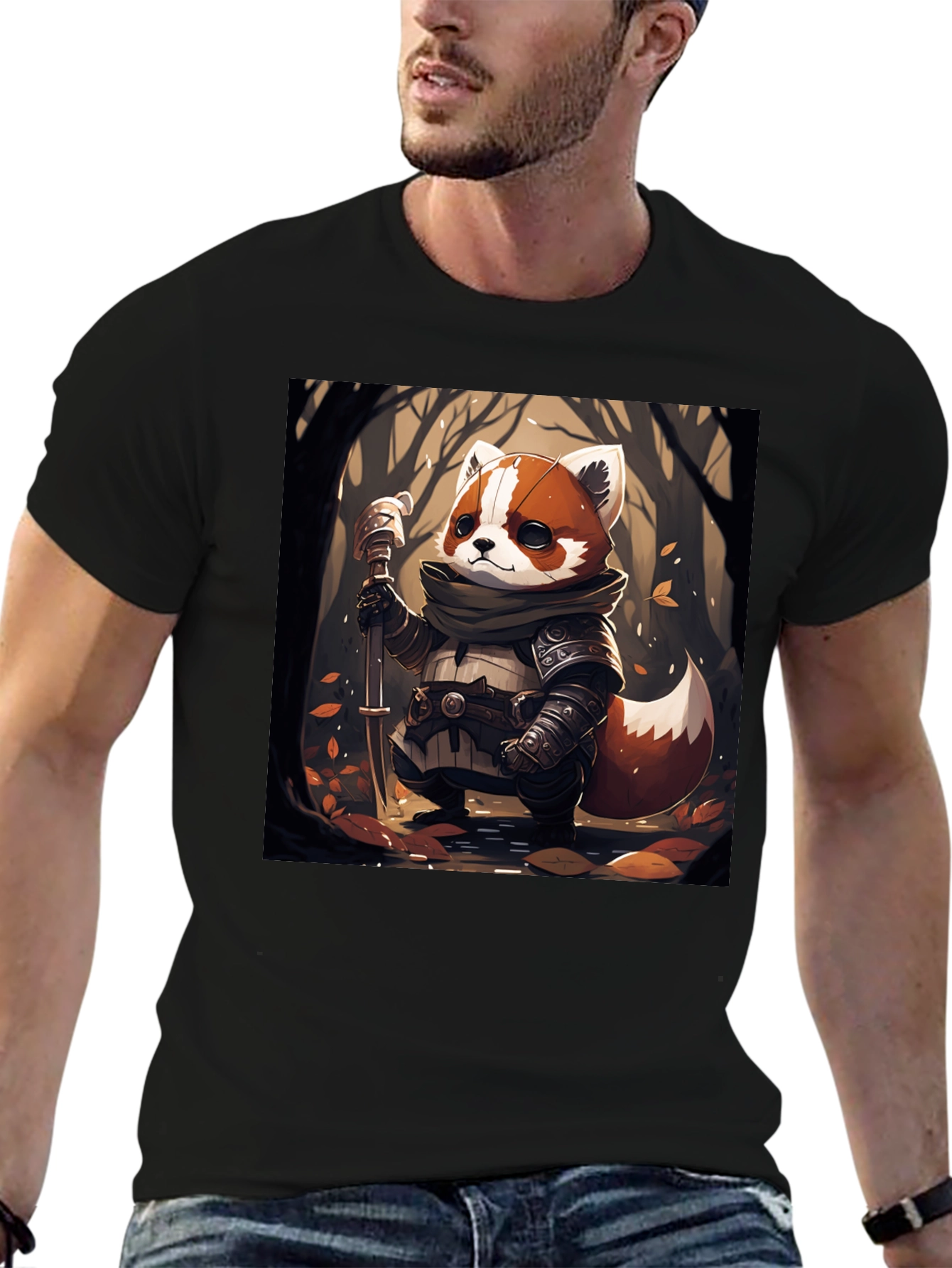 Red Panda Warrior Graphic Tee