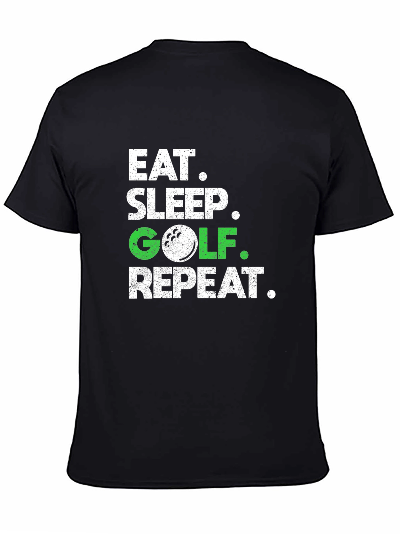 Eat Sleep Golf Repeat T-Shirt - Funny Golfer Tee