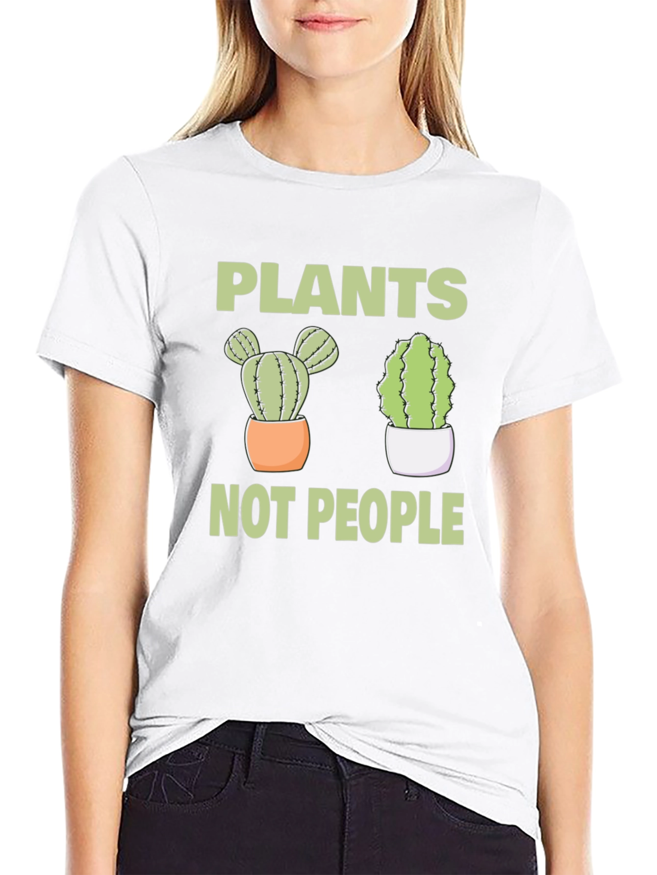 Plants Not People Graphic T-Shirt