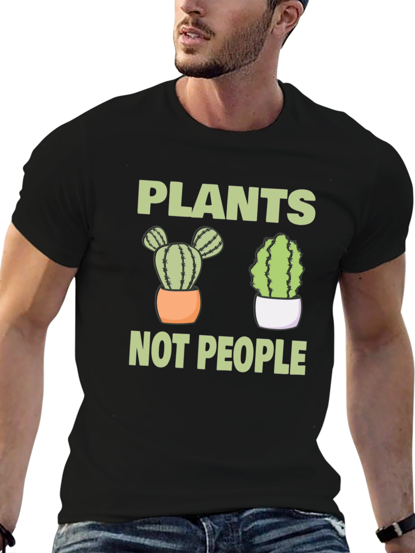 Plants Not People Graphic T-Shirt