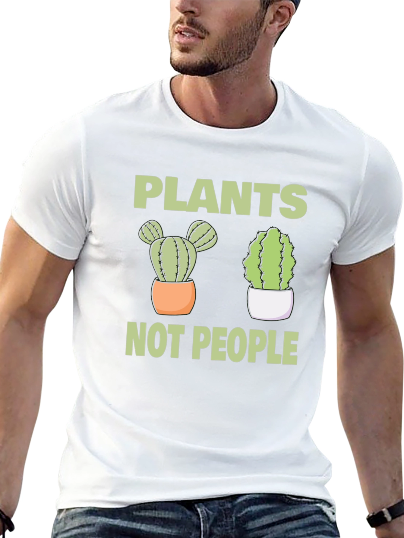 Plants Not People Graphic T-Shirt