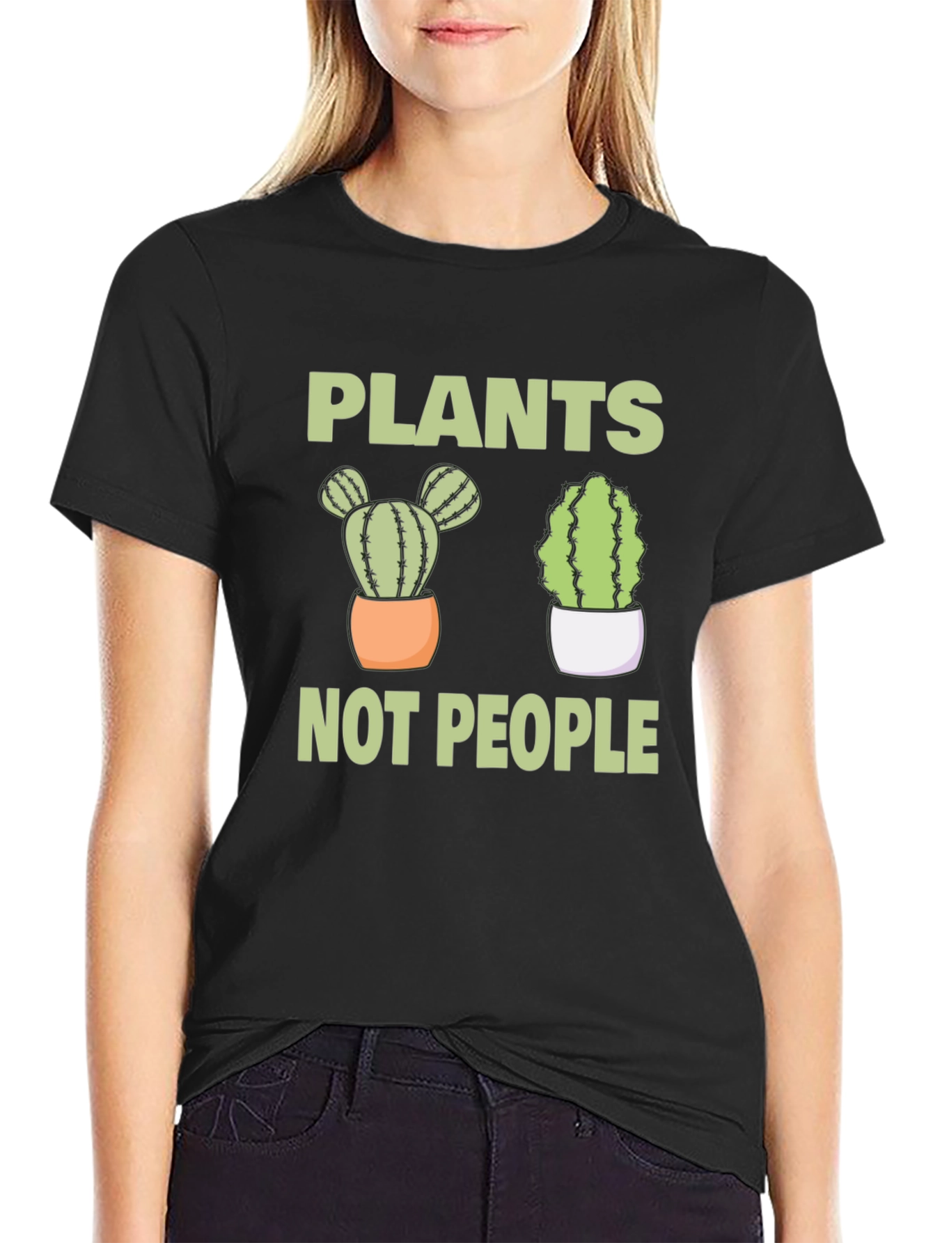 Plants Not People Graphic T-Shirt