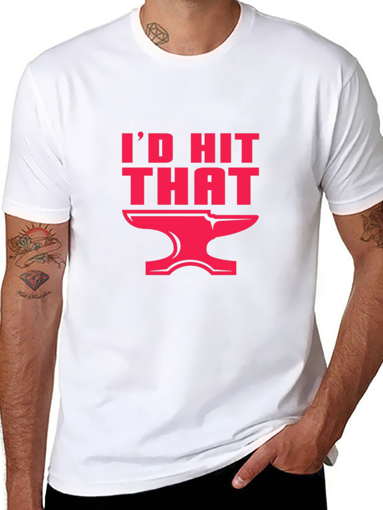 Id Hit That Anvil T-Shirt - Black