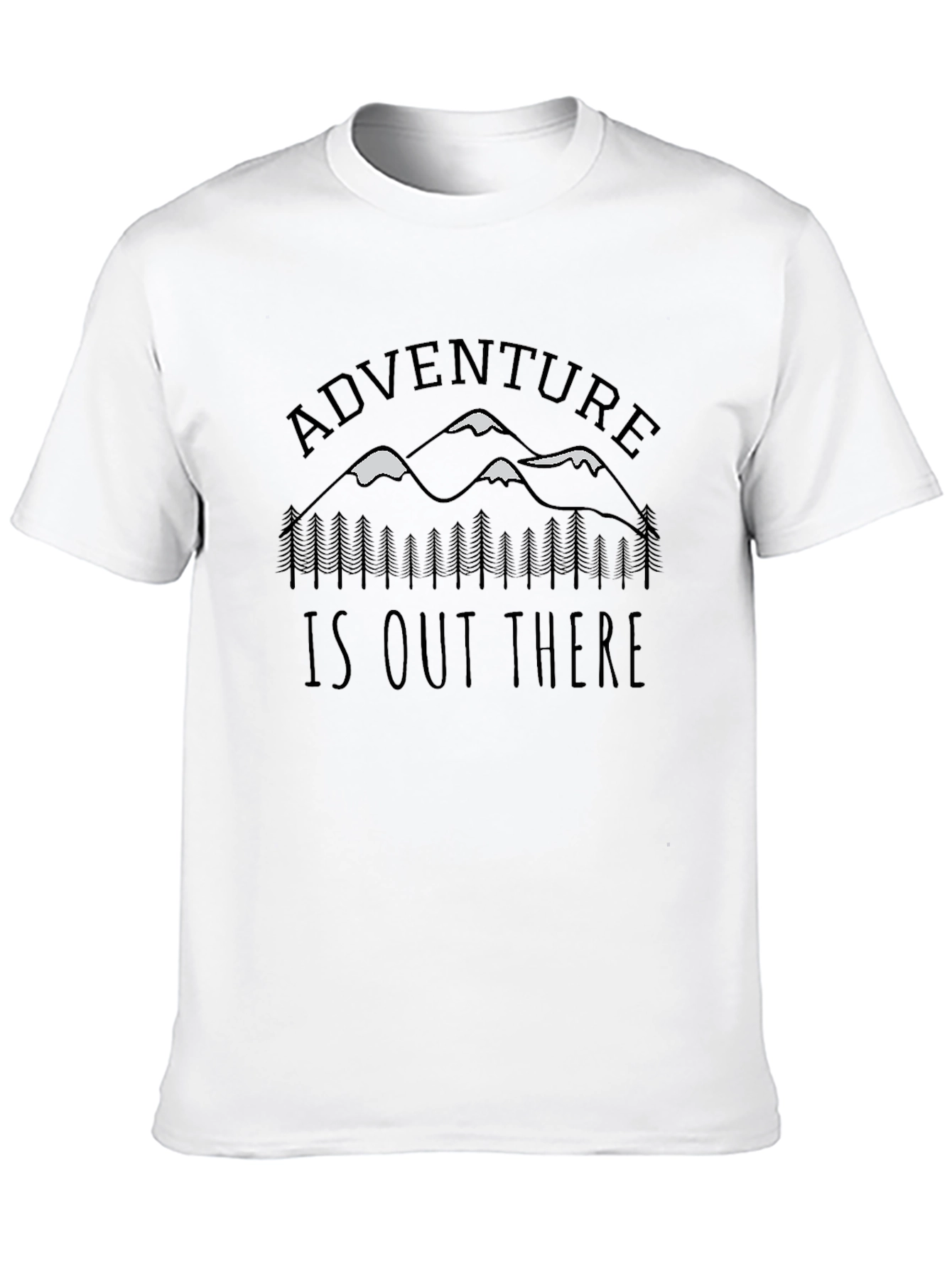 Adventure Awaits Graphic Tee - Black