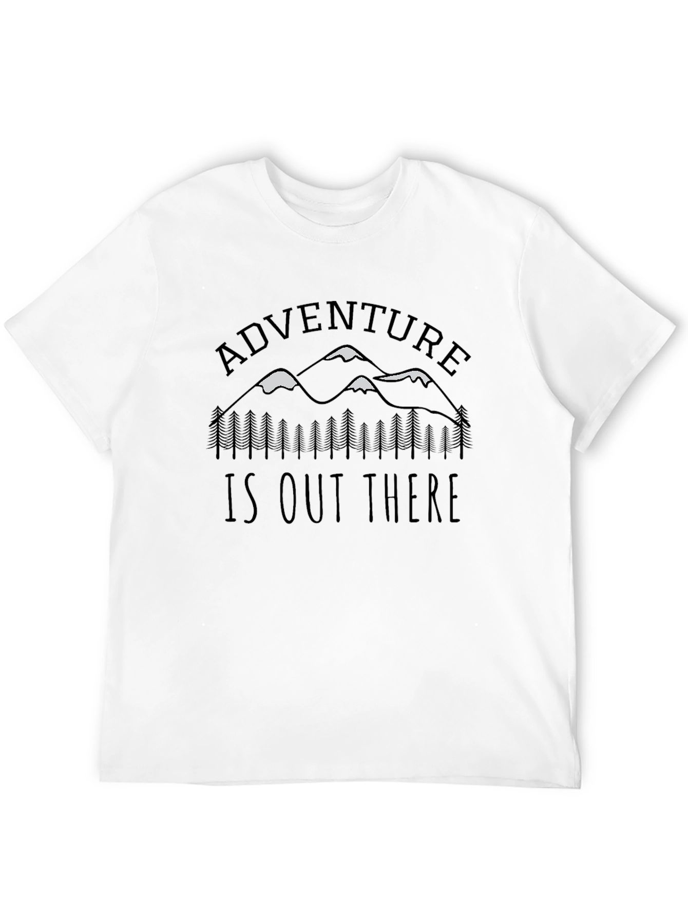 Adventure Awaits Graphic Tee - Black