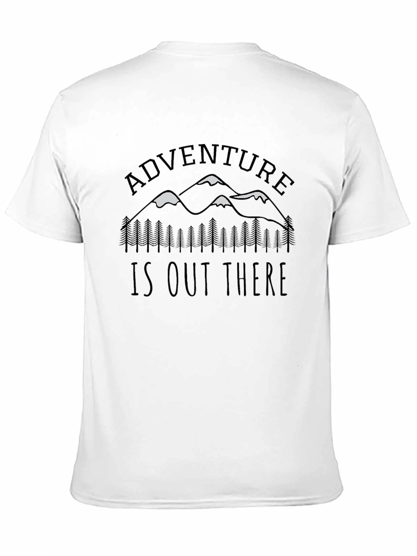 Adventure Awaits Graphic Tee - Black