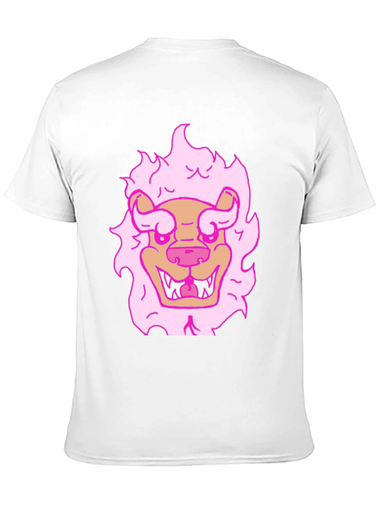Pink Lion Graphic T-Shirt - Cool & Fun Design