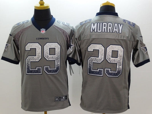 Men's Dallas Cowboys DeMarco Murray #29 Gray Game Jerseys