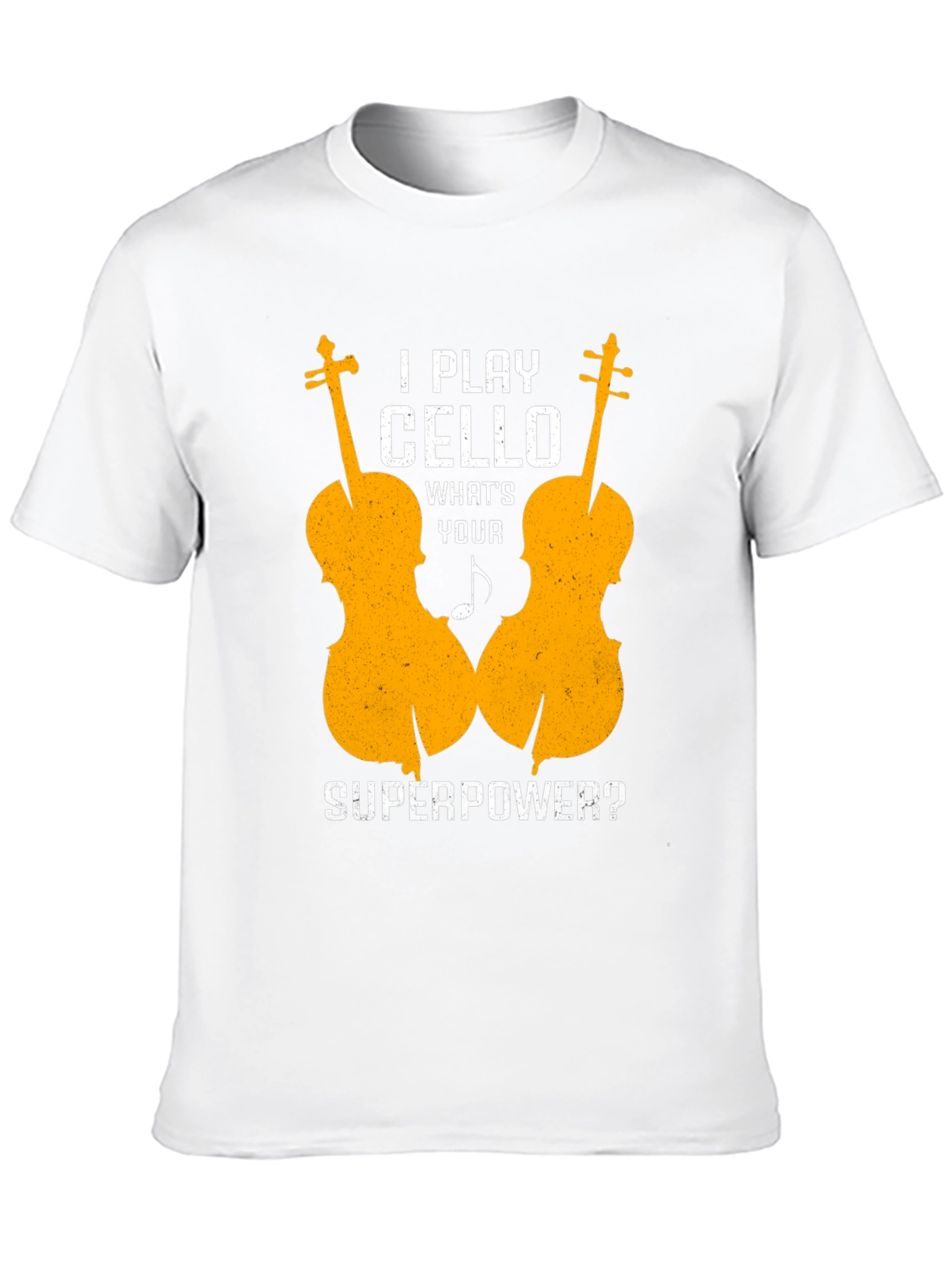 Cello Player Superpower Graphic Tee