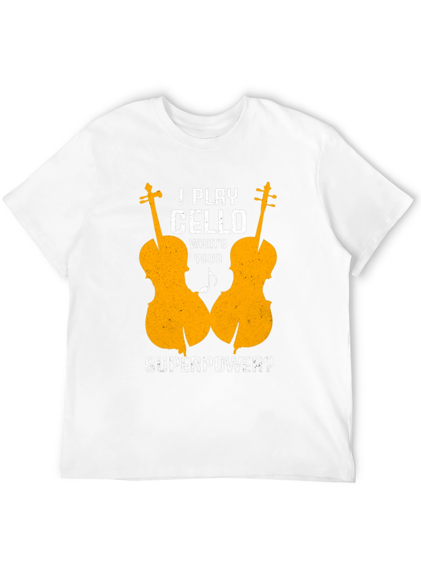 Cello Player Superpower Graphic Tee