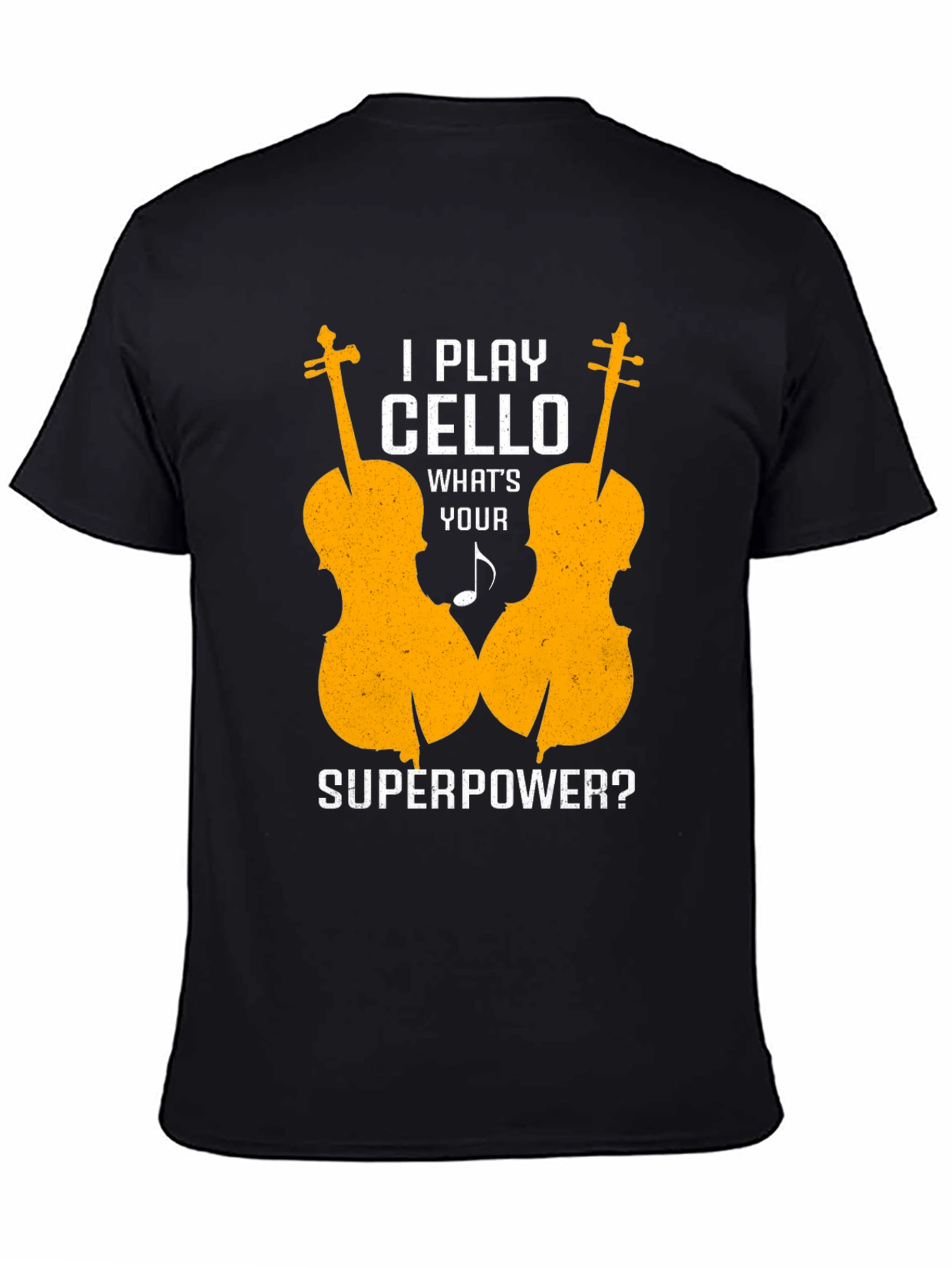 Cello Player Superpower Graphic Tee