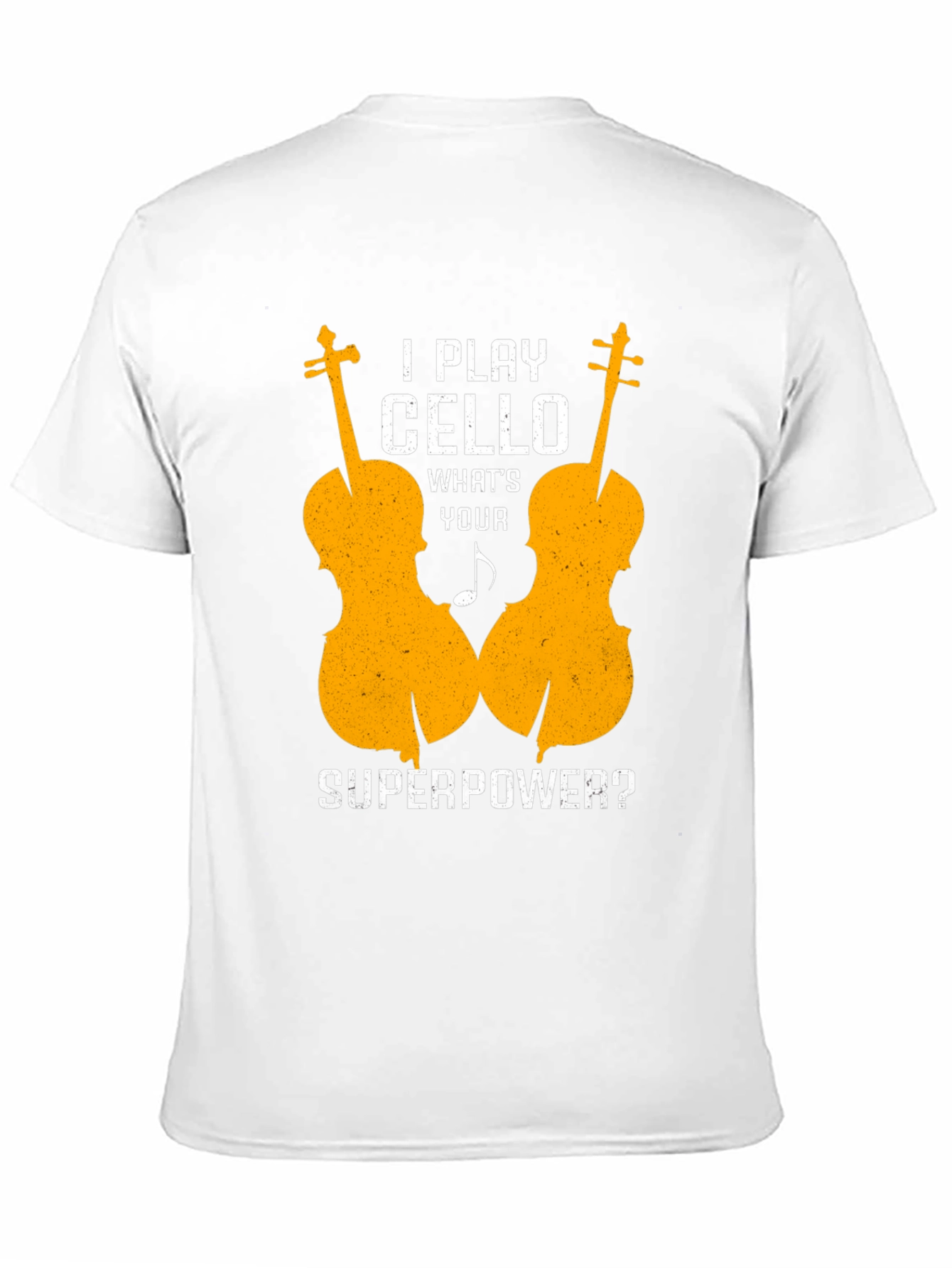 Cello Player Superpower Graphic Tee
