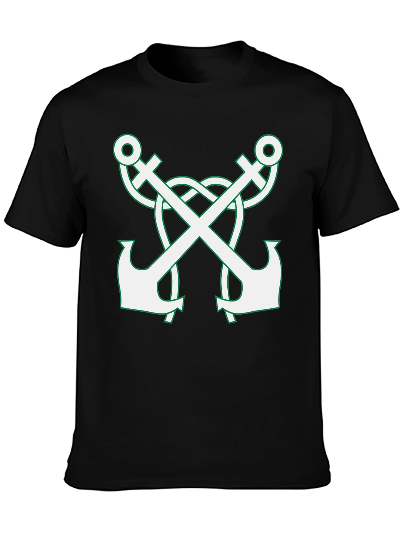 Anchor Graphic Tee - Classic Black T-Shirt