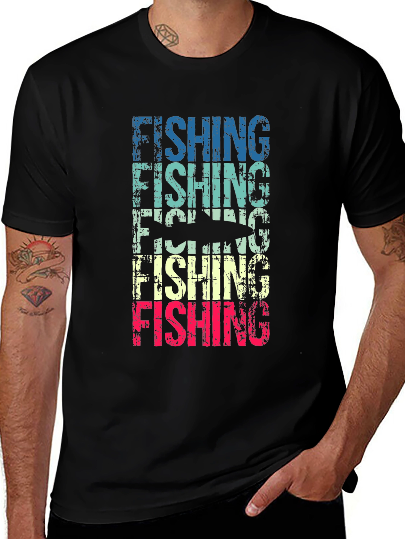 Retro Fishing T-Shirt
