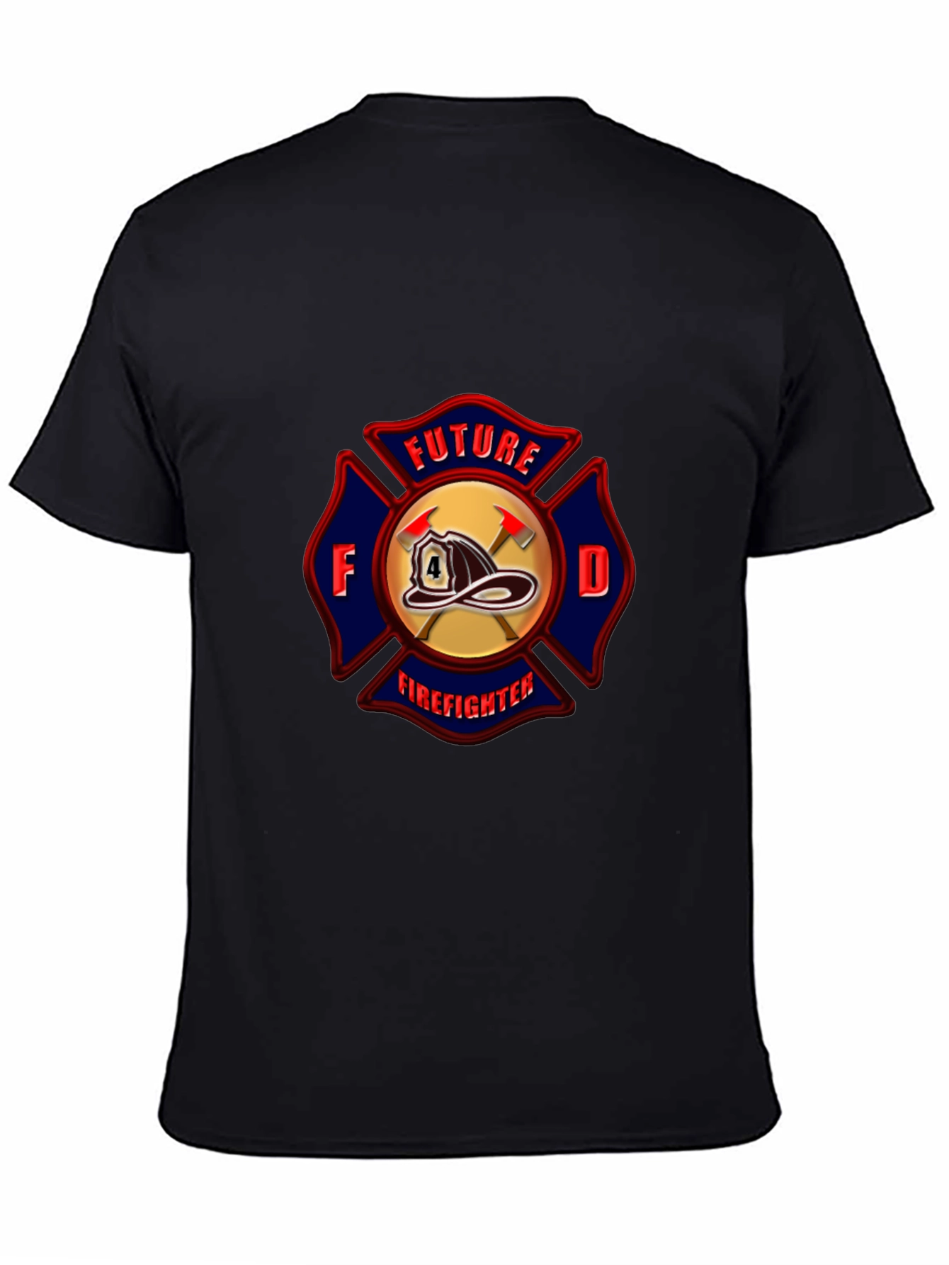 Future Firefighter T-Shirt Maltese Cross Design