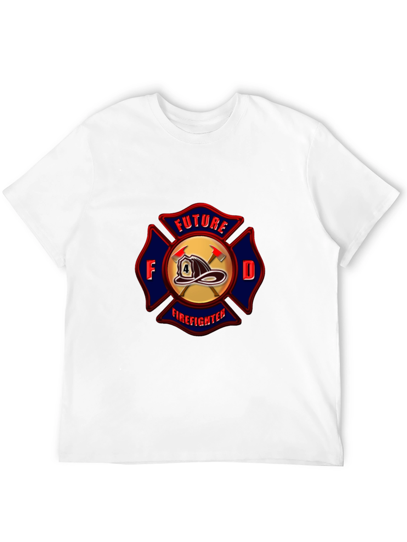 Future Firefighter T-Shirt Maltese Cross Design