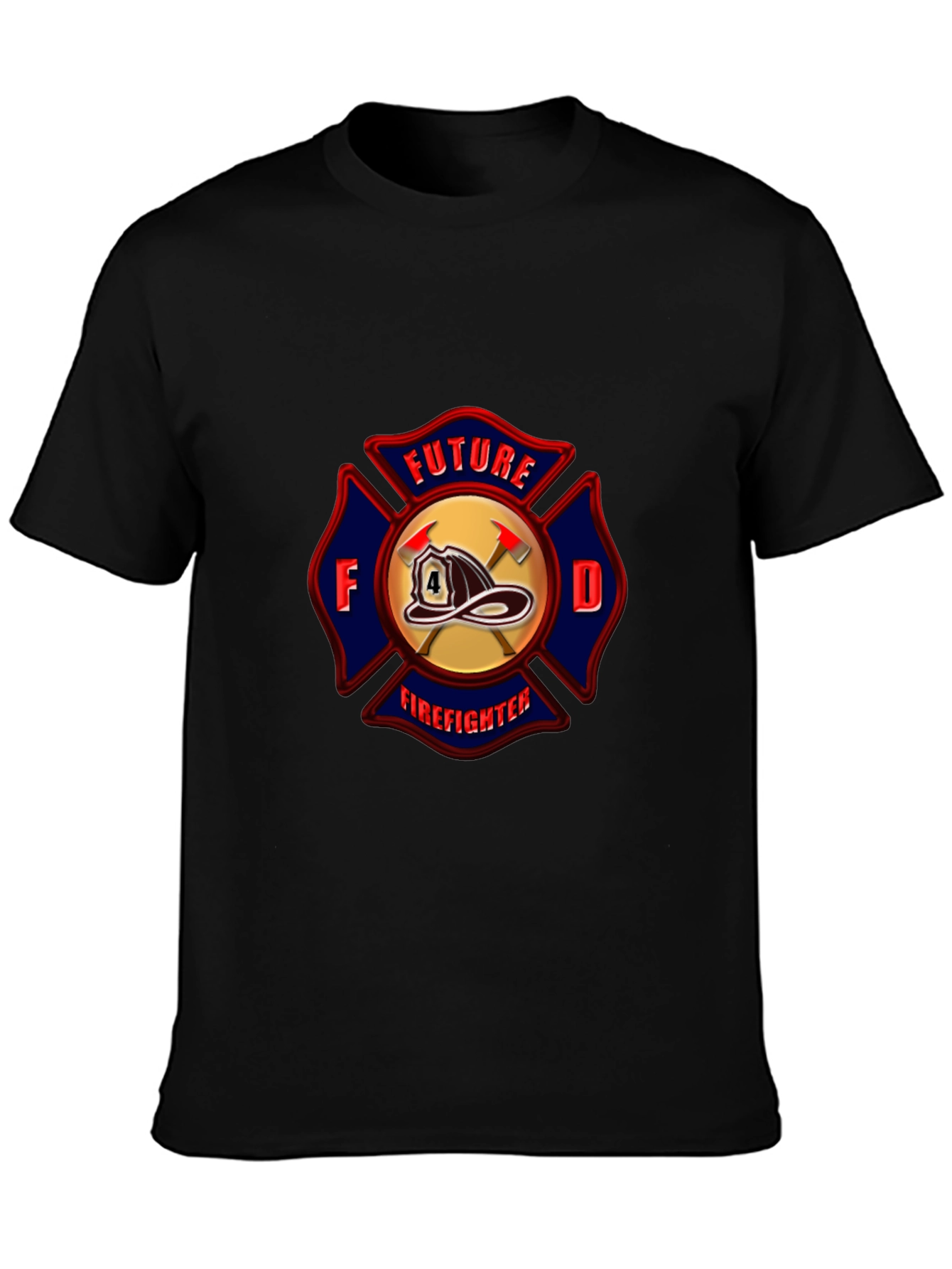 Future Firefighter T-Shirt Maltese Cross Design