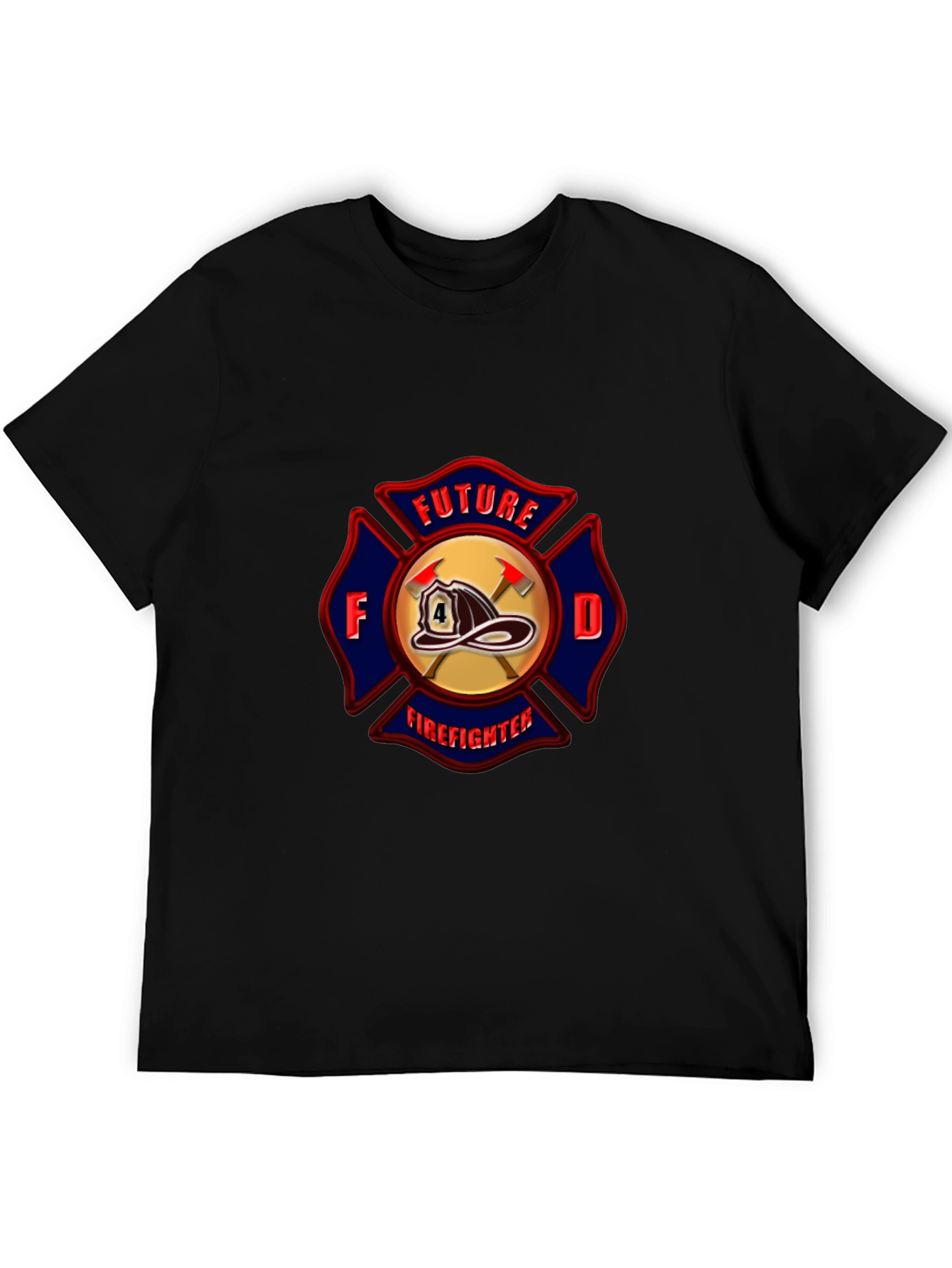 Future Firefighter T-Shirt Maltese Cross Design