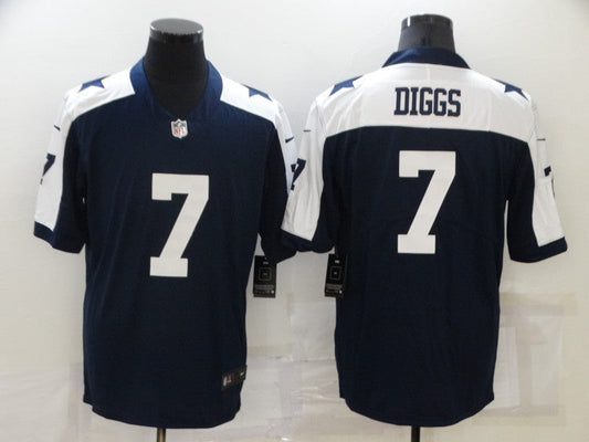Men's Dallas Cowboys Trevon Diggs #7 Navy Game Jerseys