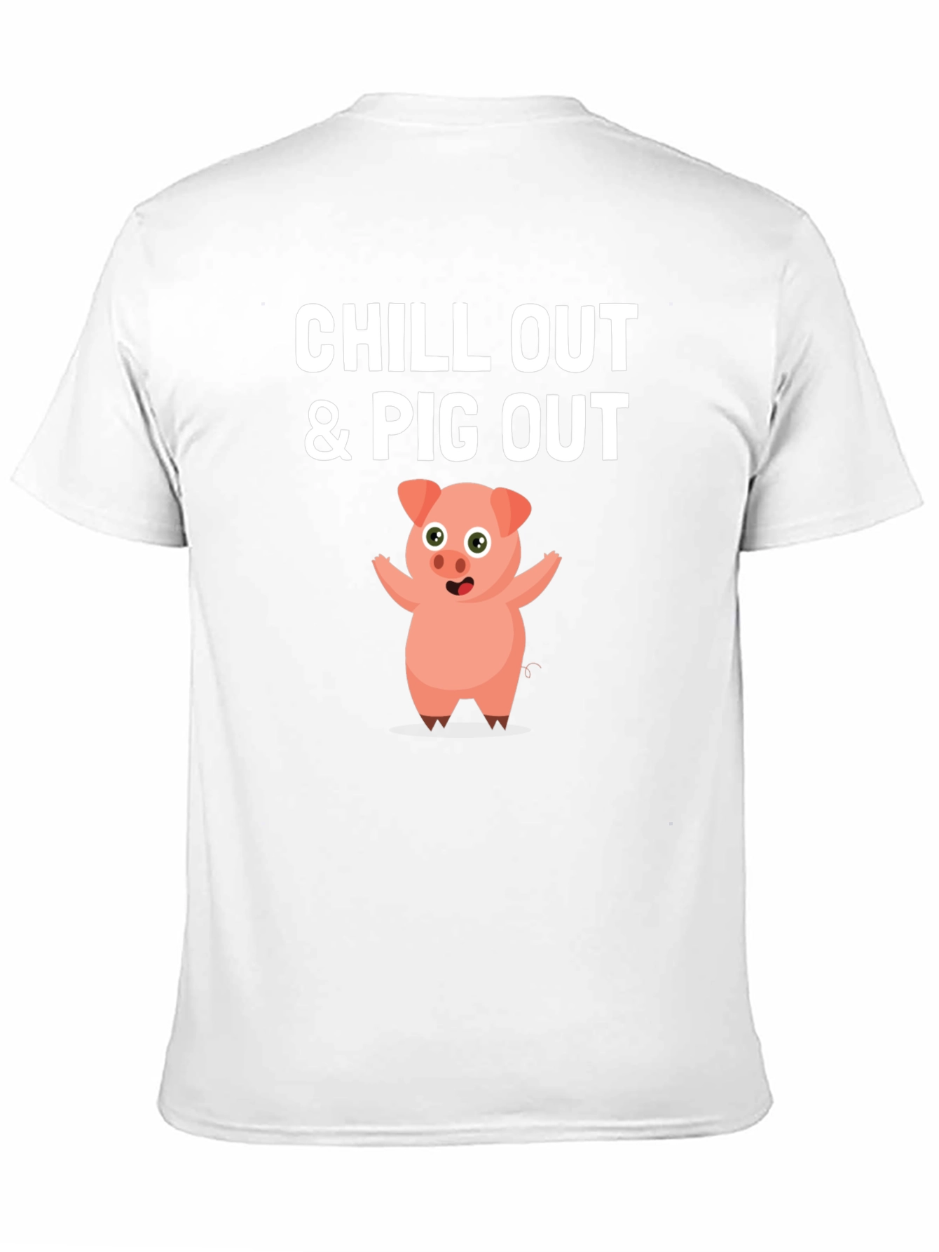 Chill Out & Pig Out Graphic T-Shirt