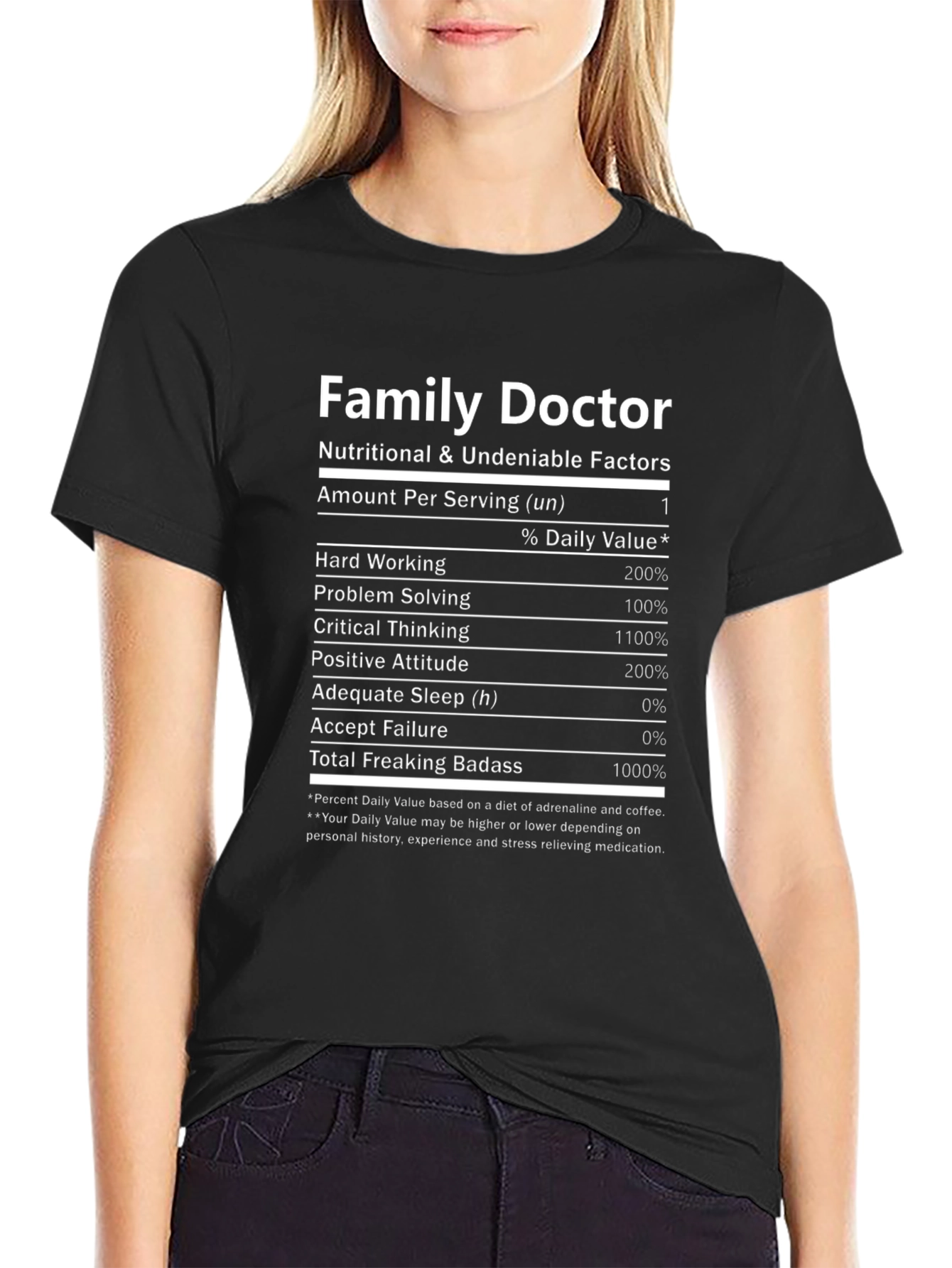 Family Doctor Nutritional Facts T-Shirt