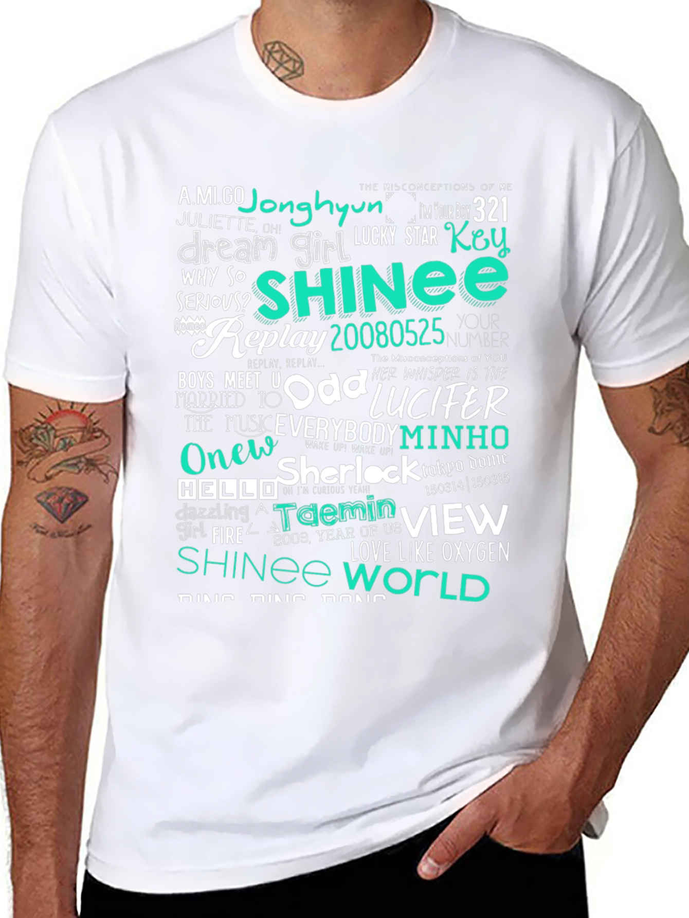 SHINee World T-Shirt - Kpop Band Tee