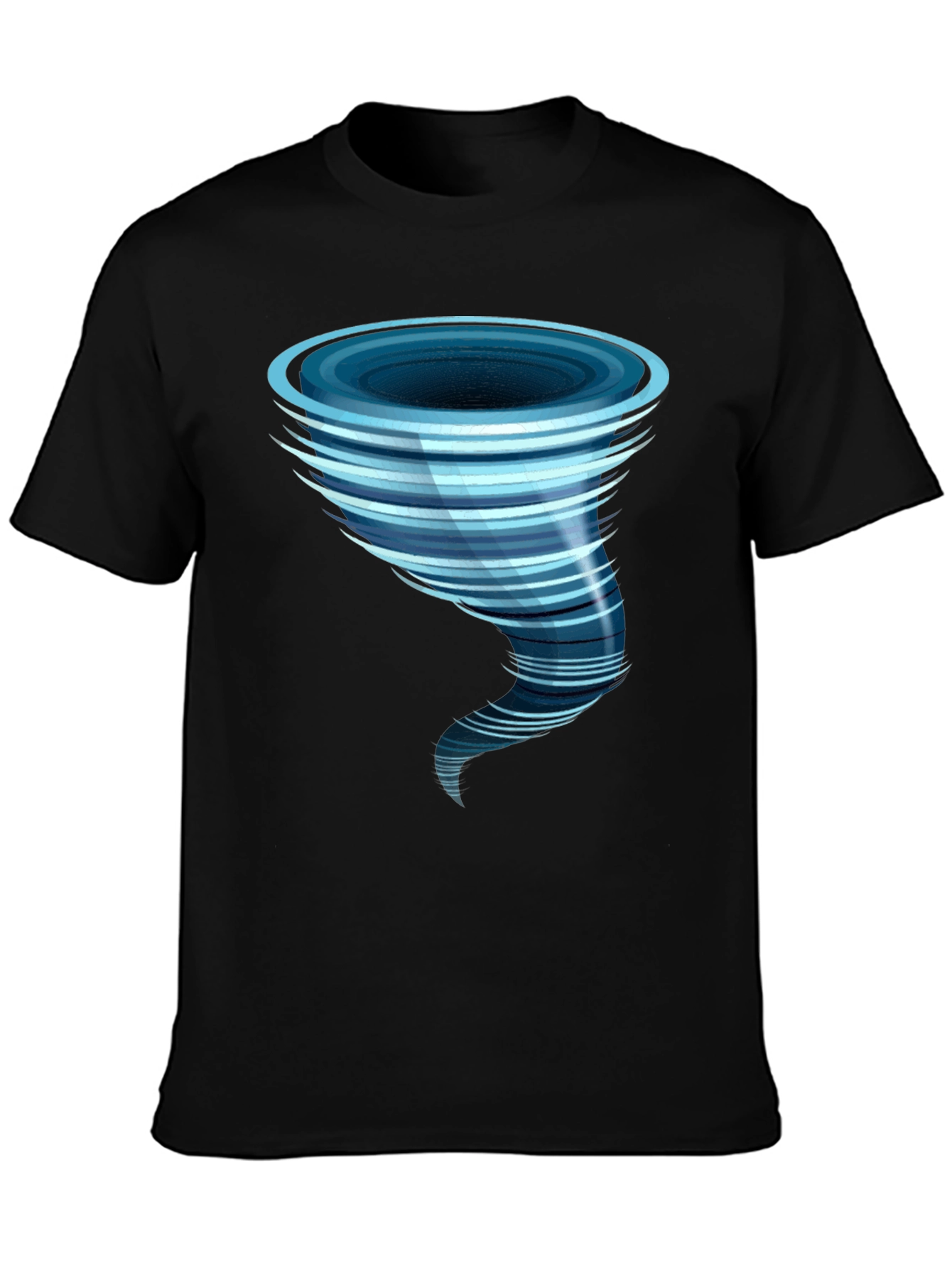 Tornado Graphic Black T-Shirt