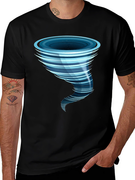 Tornado Graphic Black T-Shirt
