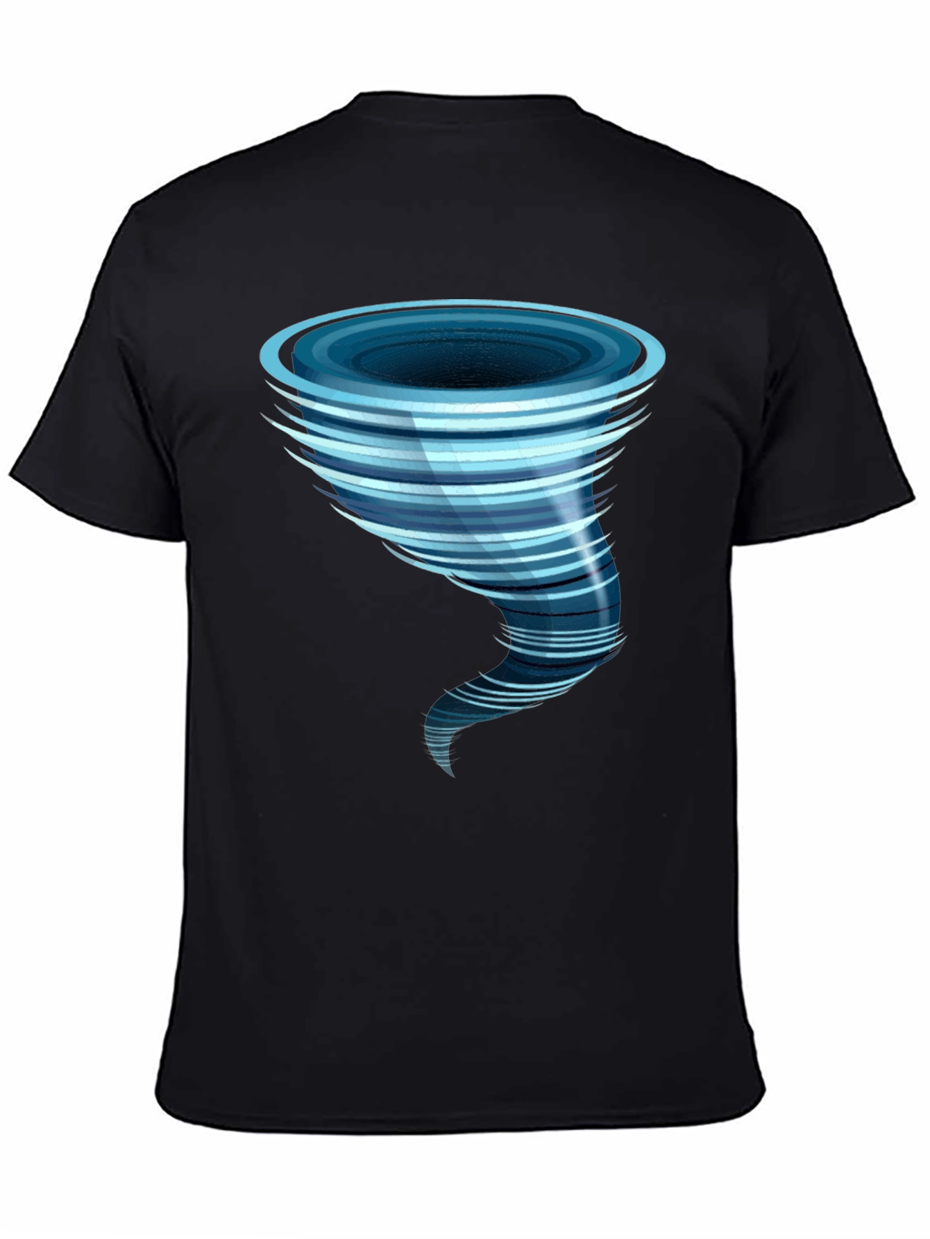 Tornado Graphic Black T-Shirt