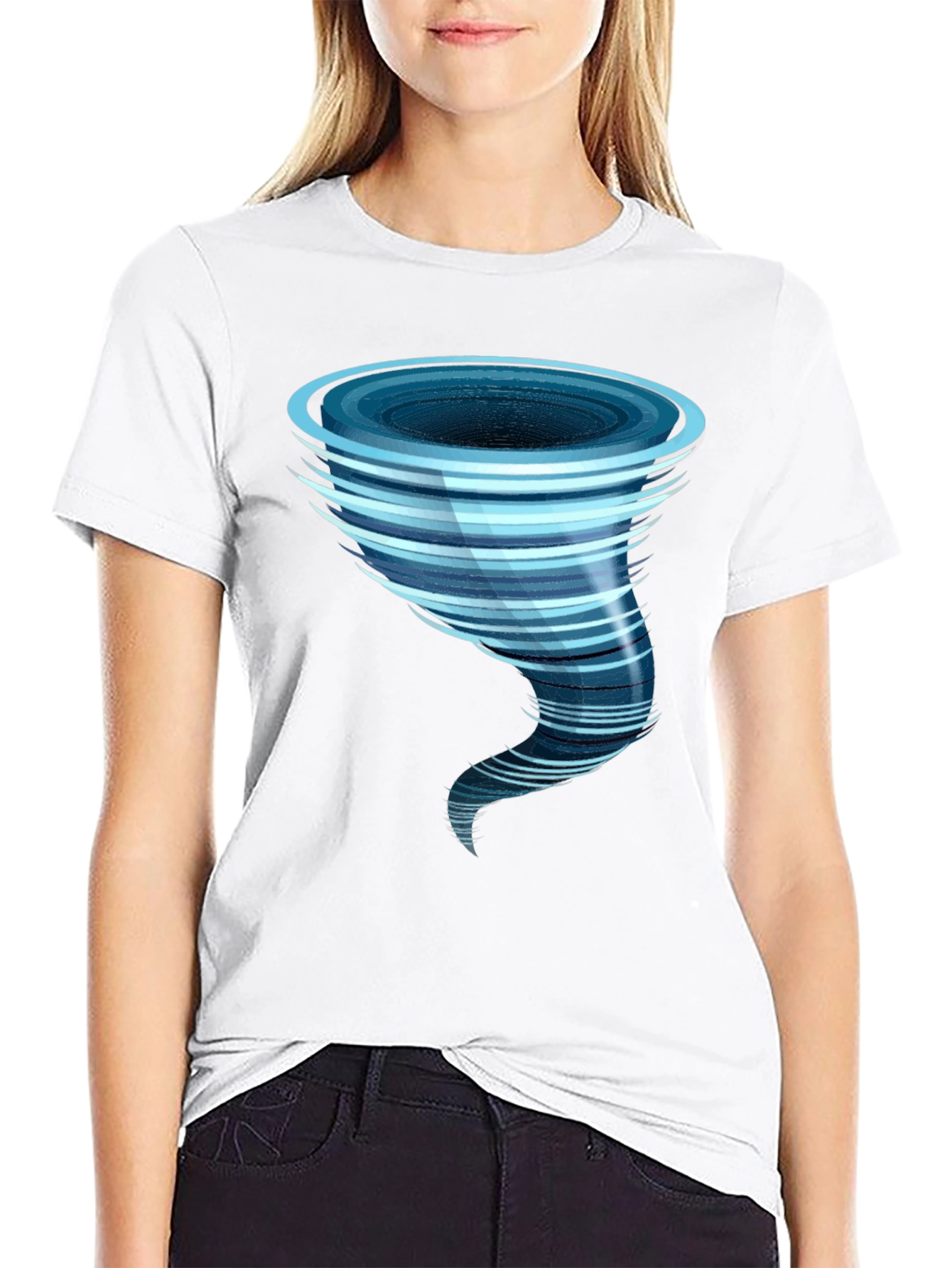 Tornado Graphic Black T-Shirt