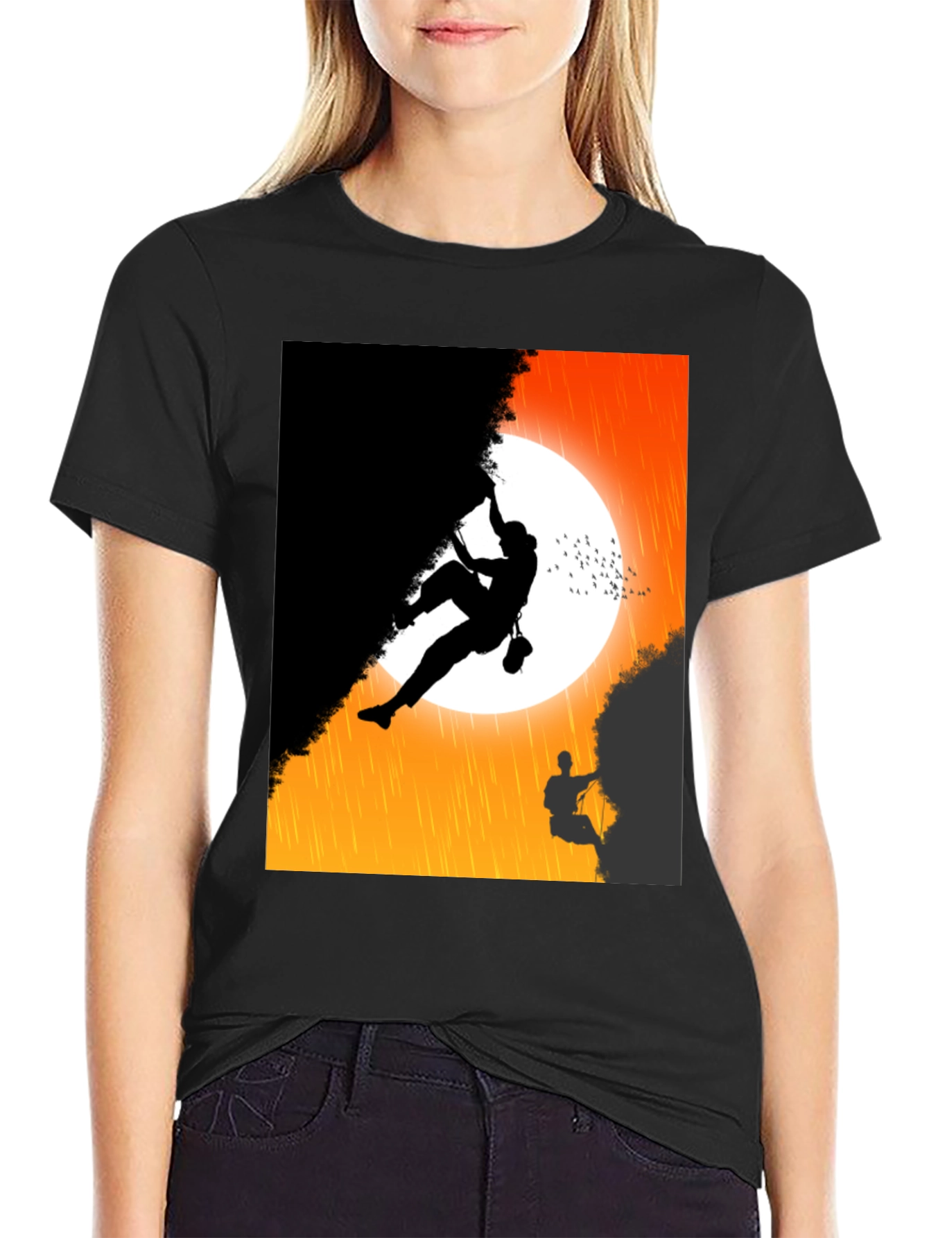 Climber Graphic T-Shirt - Black