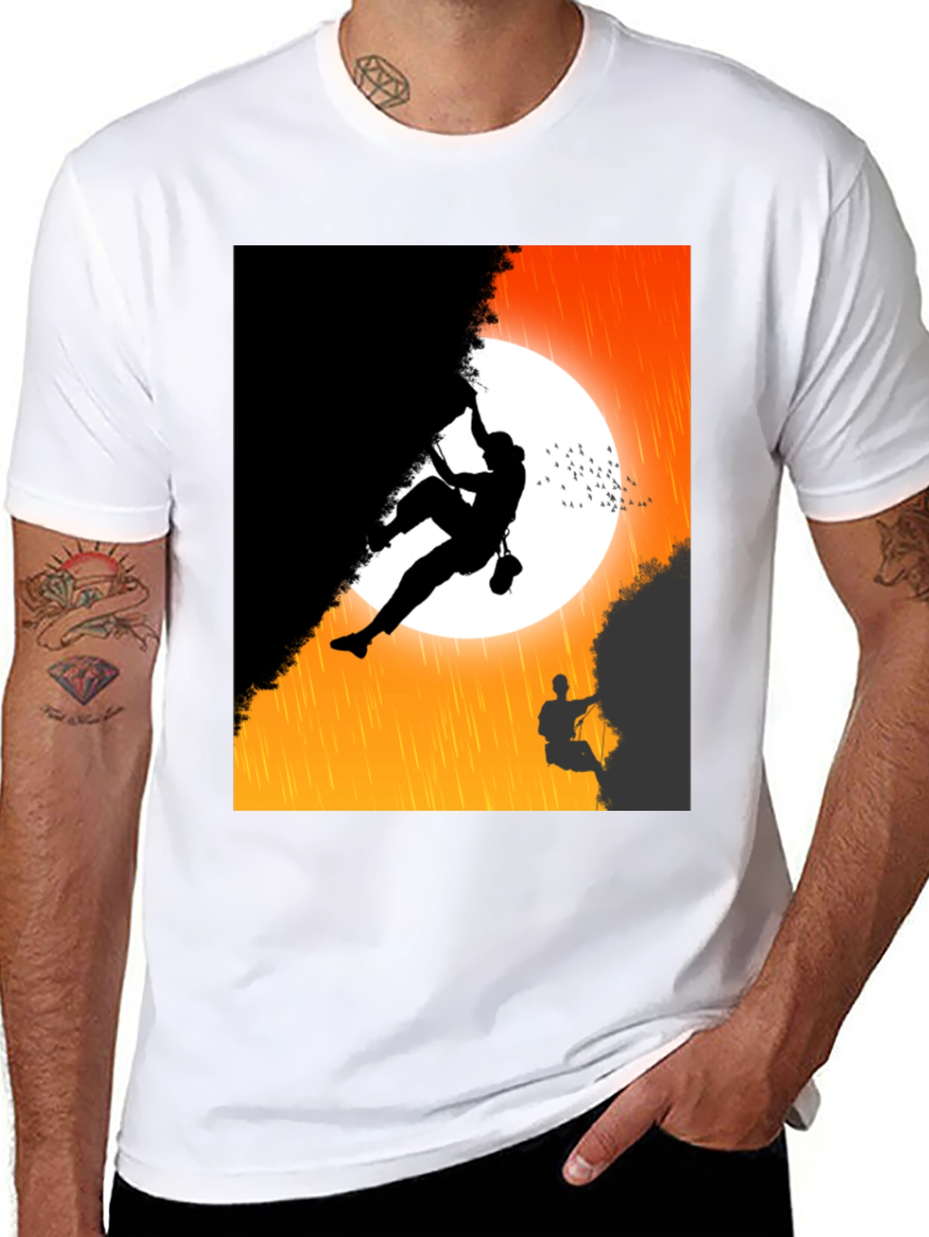 Climber Graphic T-Shirt - Black