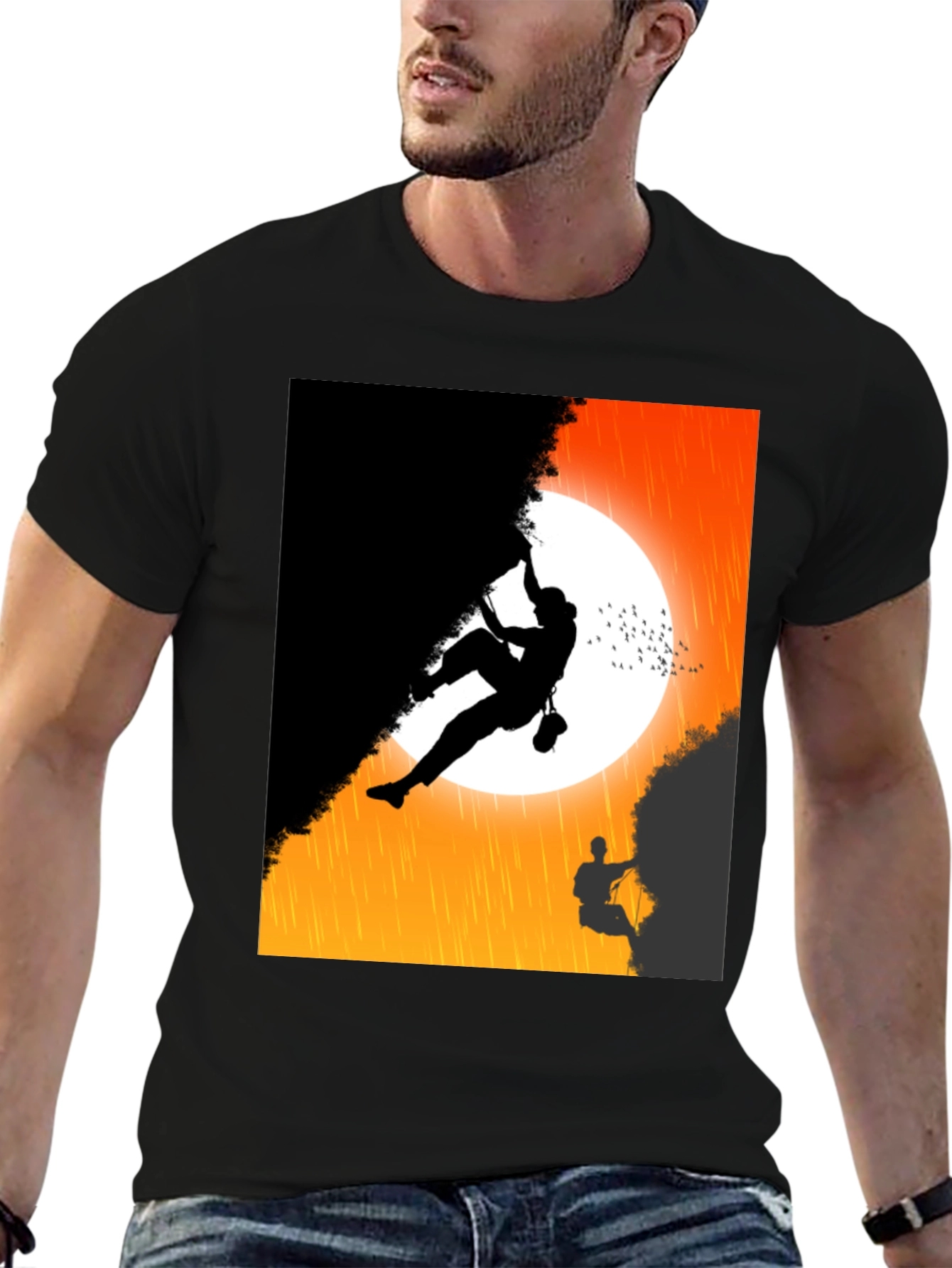 Climber Graphic T-Shirt - Black
