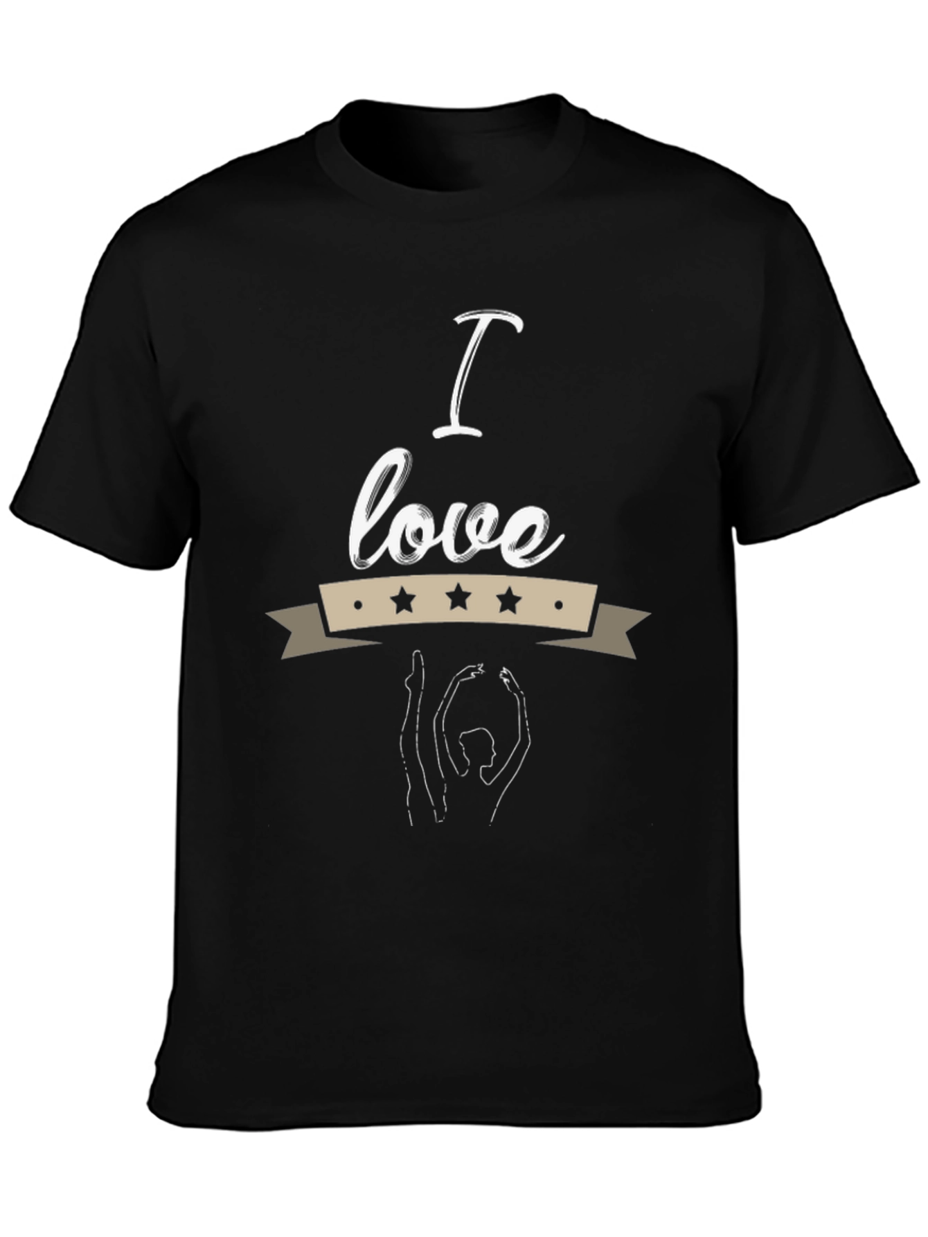 I Love Dance Black T-Shirt