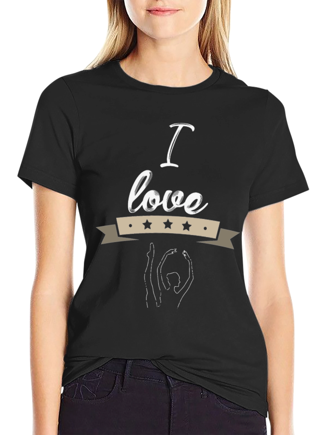 I Love Dance Black T-Shirt