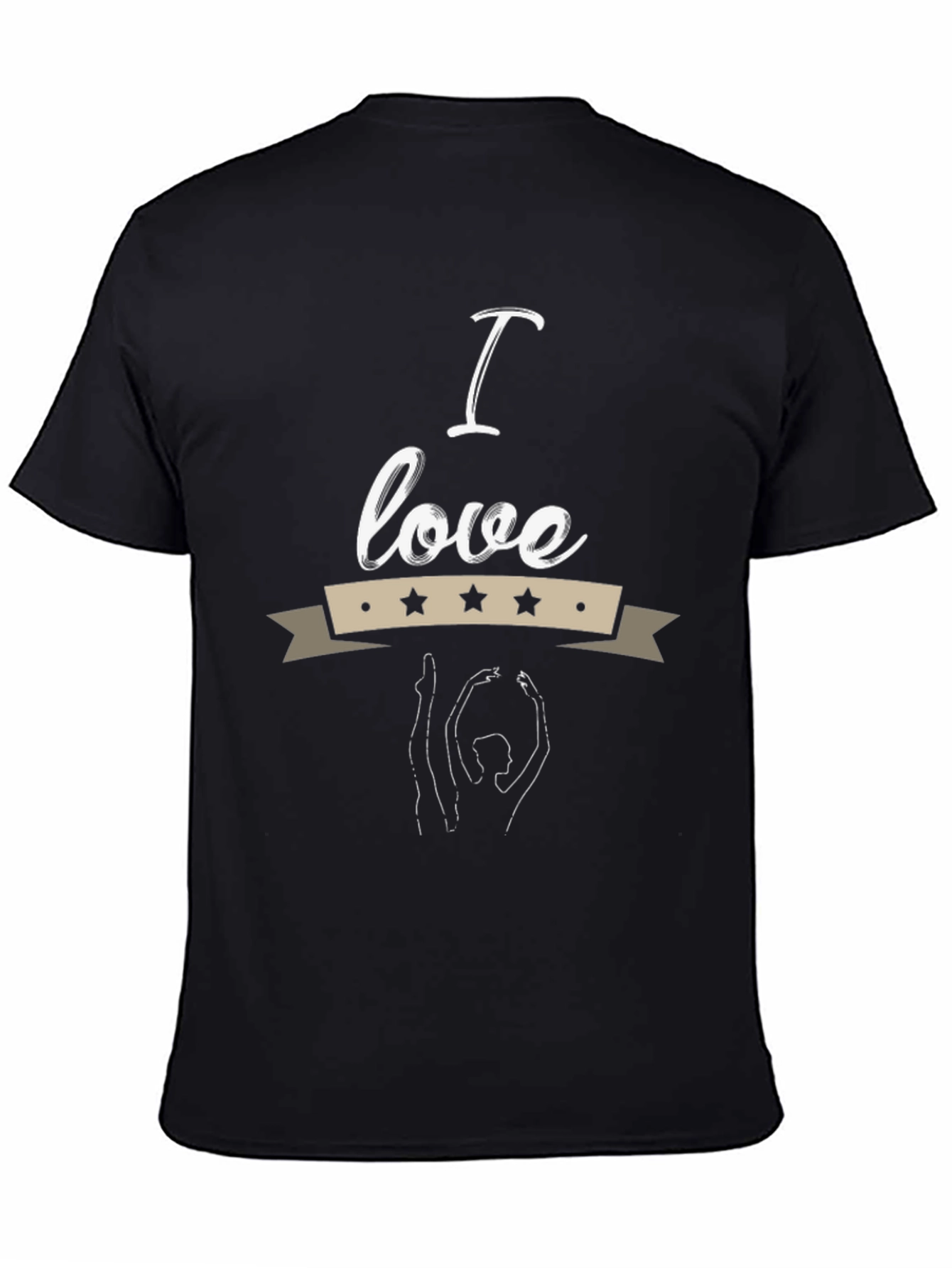 I Love Dance Black T-Shirt