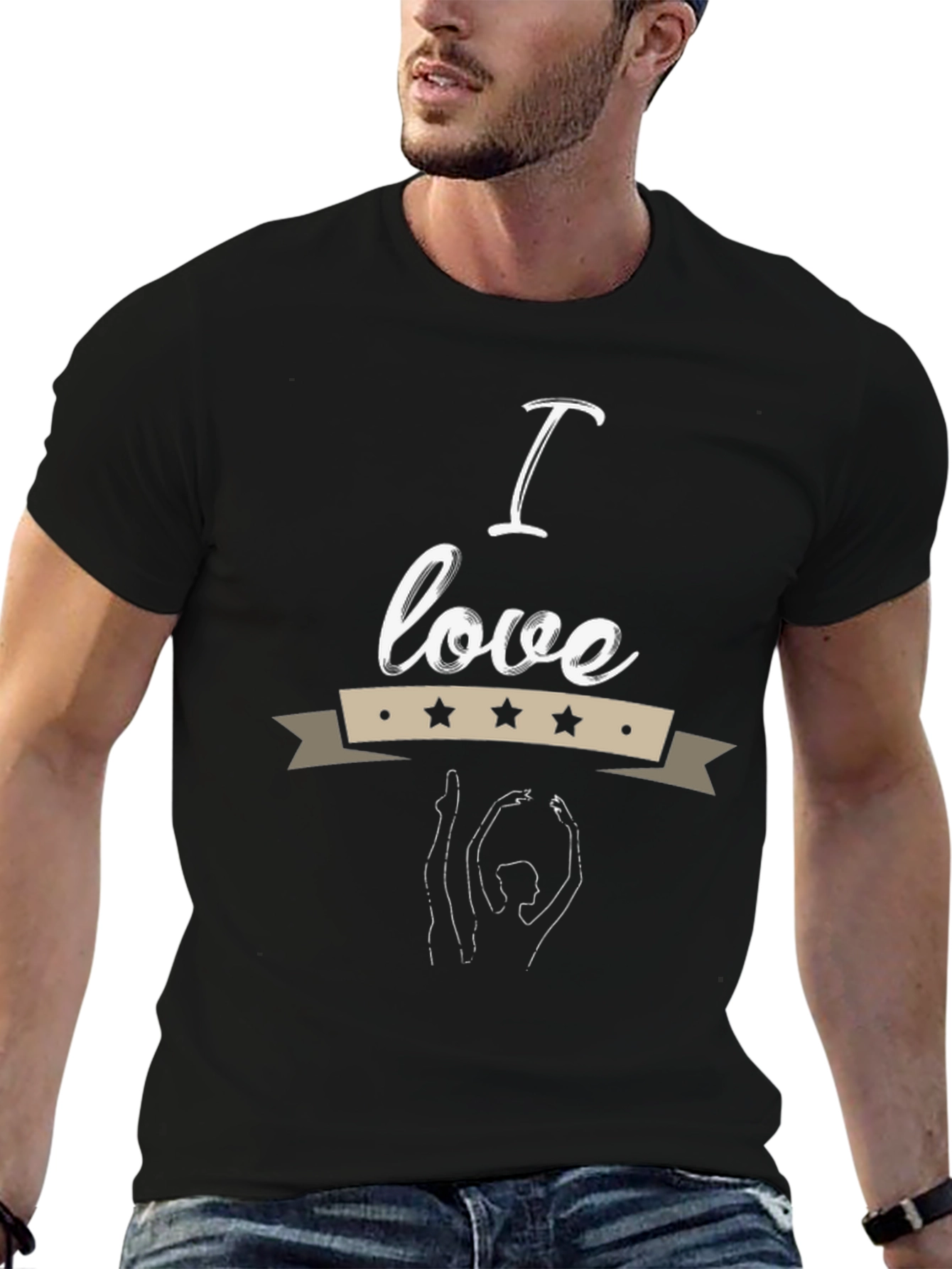 I Love Dance Black T-Shirt