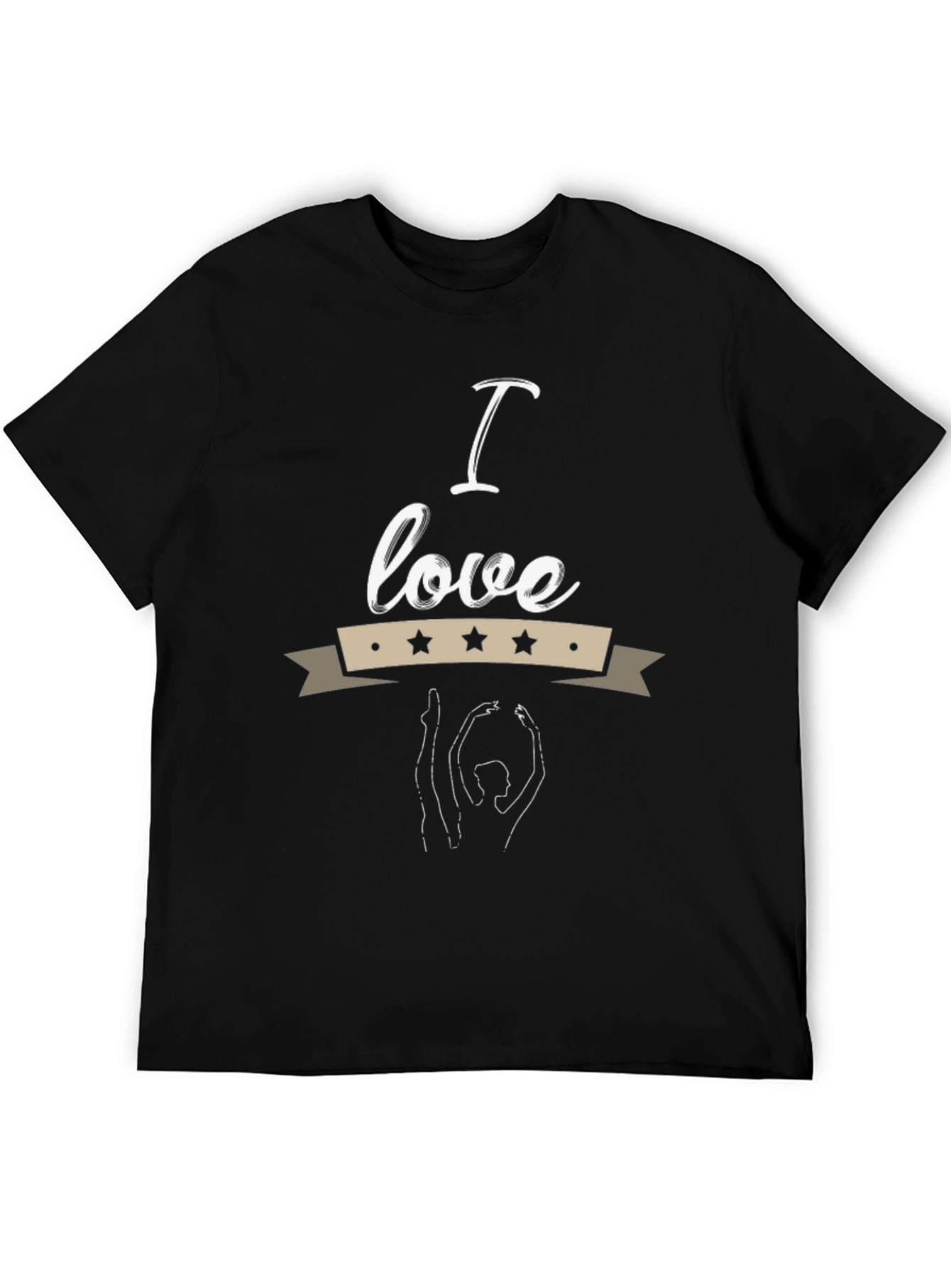 I Love Dance Black T-Shirt