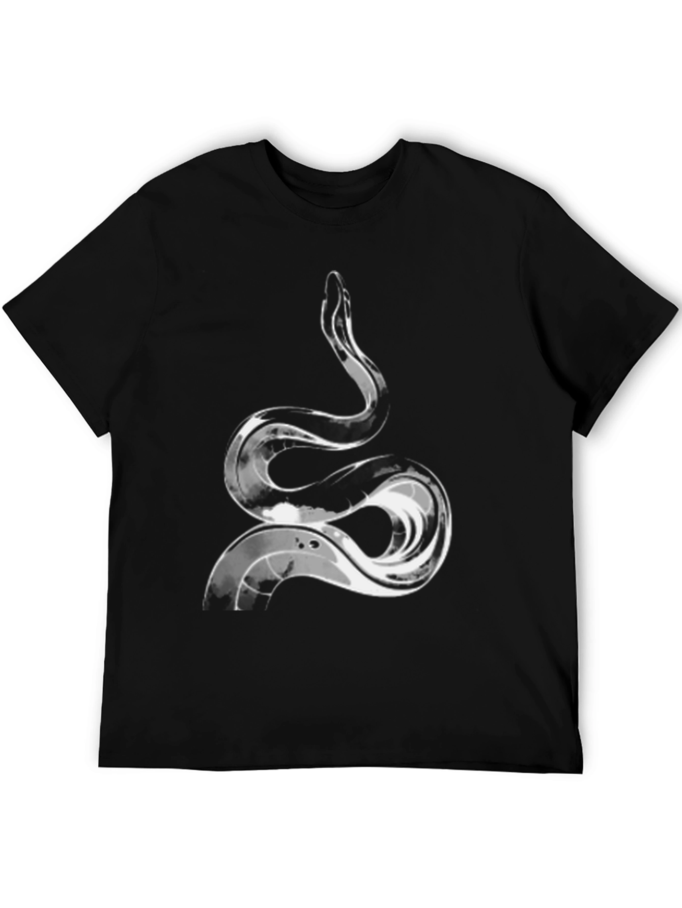 Snake Graphic Black T-Shirt