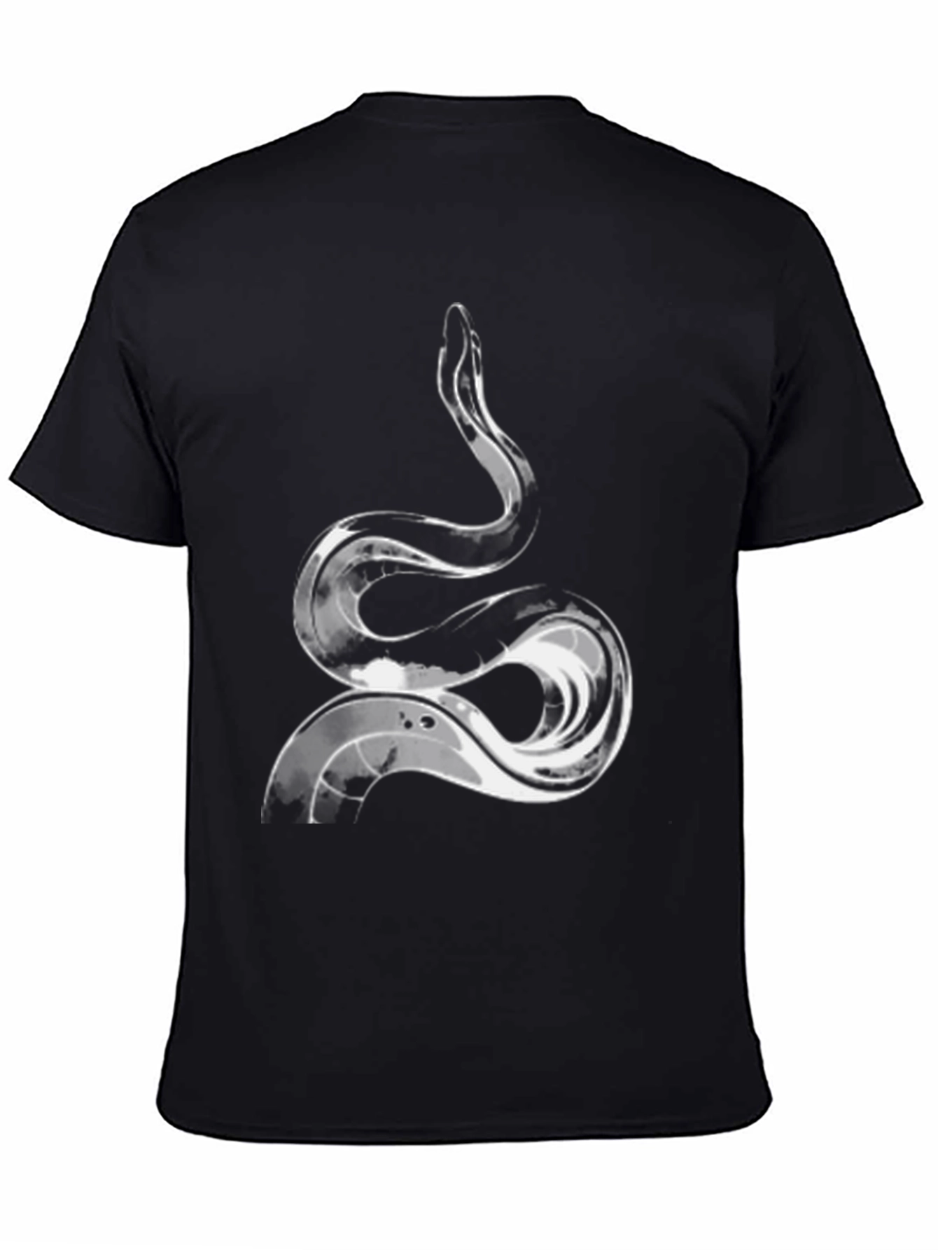 Snake Graphic Black T-Shirt