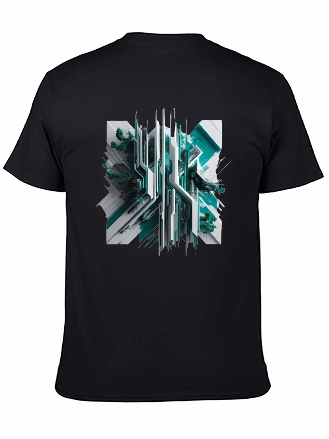 Tech-Inspired Graphic Tee