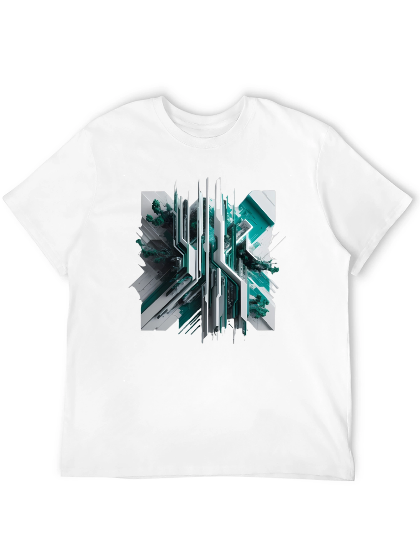 Tech-Inspired Graphic Tee