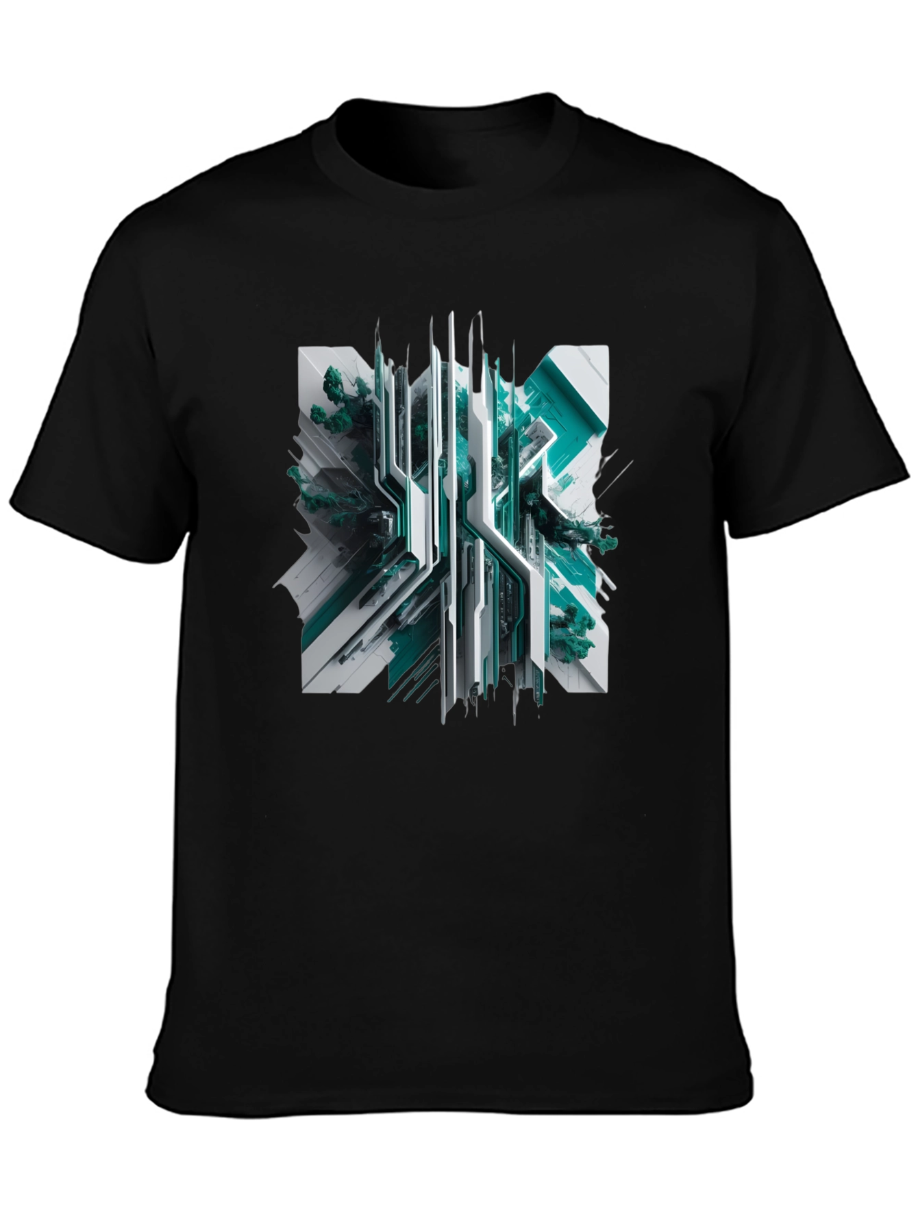 Tech-Inspired Graphic Tee
