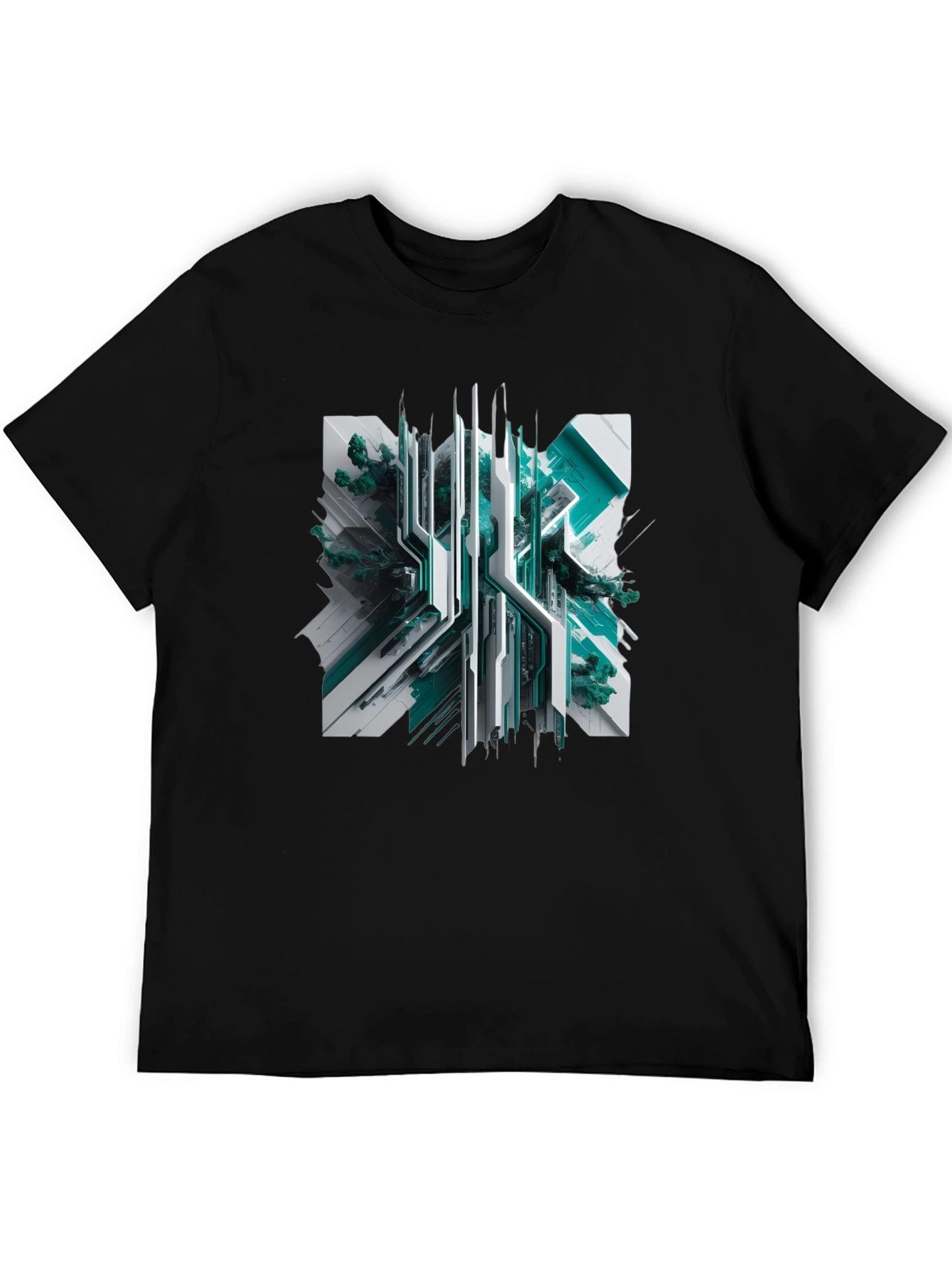Tech-Inspired Graphic Tee