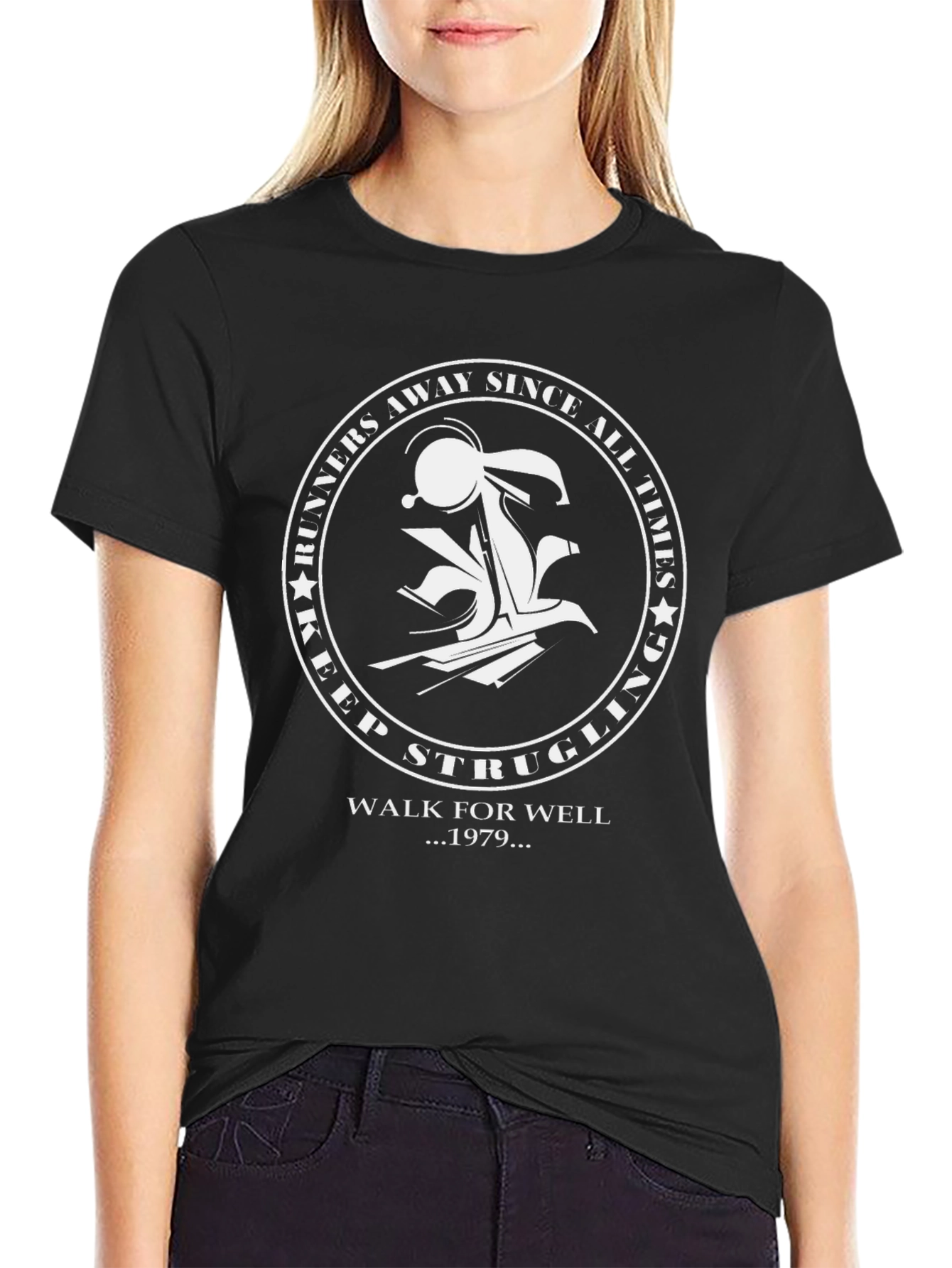 Keep Struggling T-Shirt - Walk For Well 1979