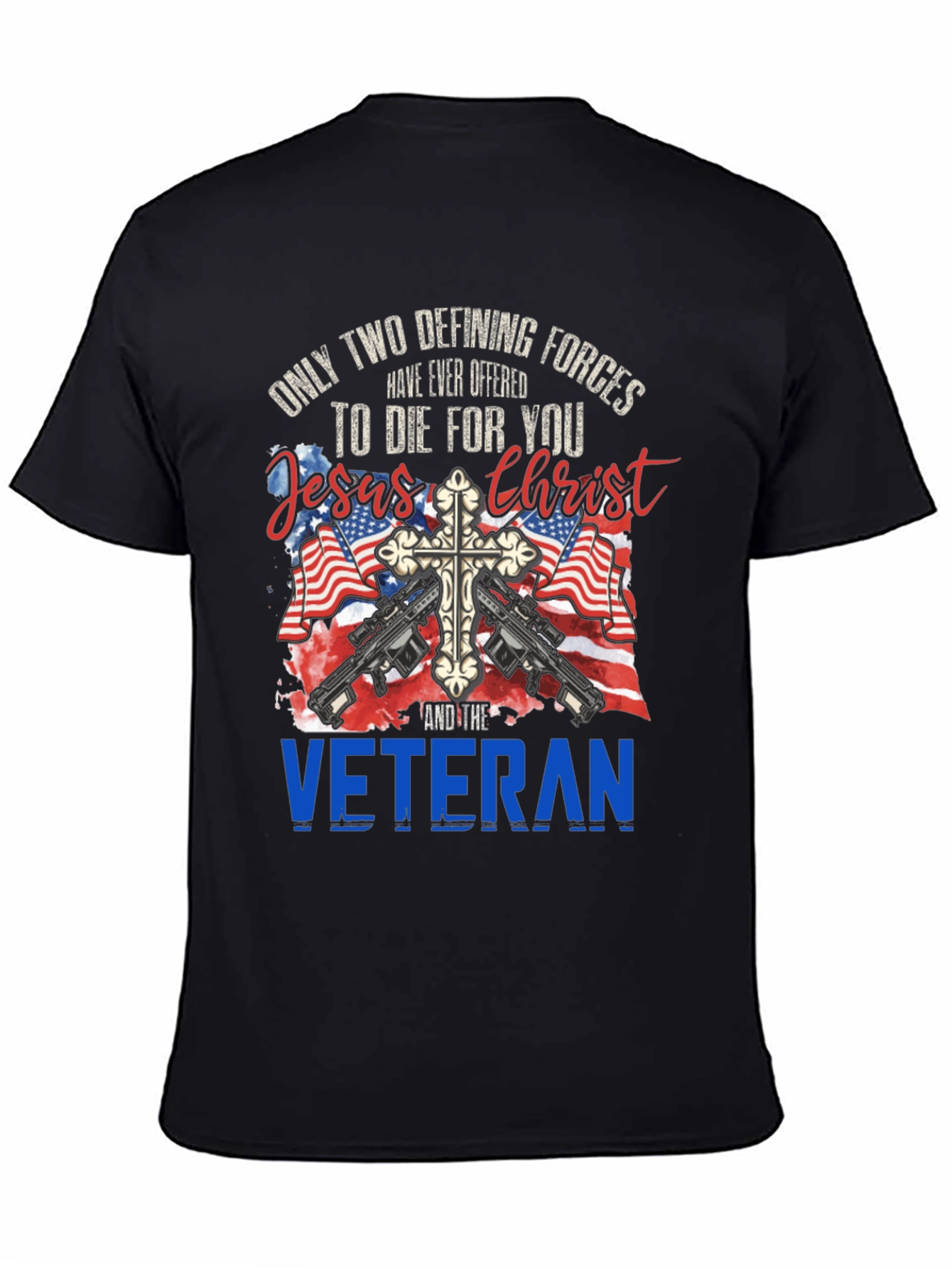 Patriotic Veteran Graphic T-Shirt