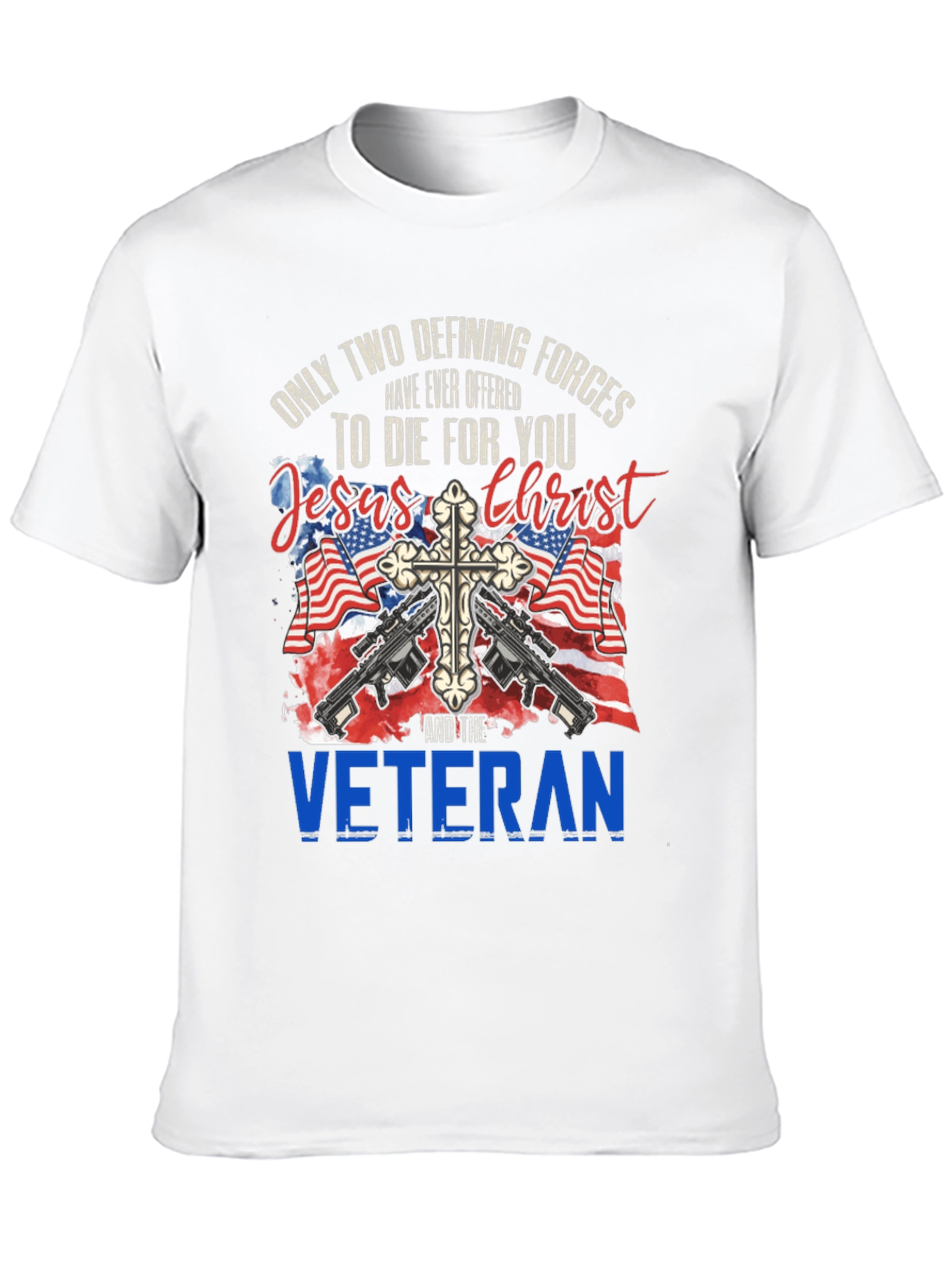 Patriotic Veteran Graphic T-Shirt